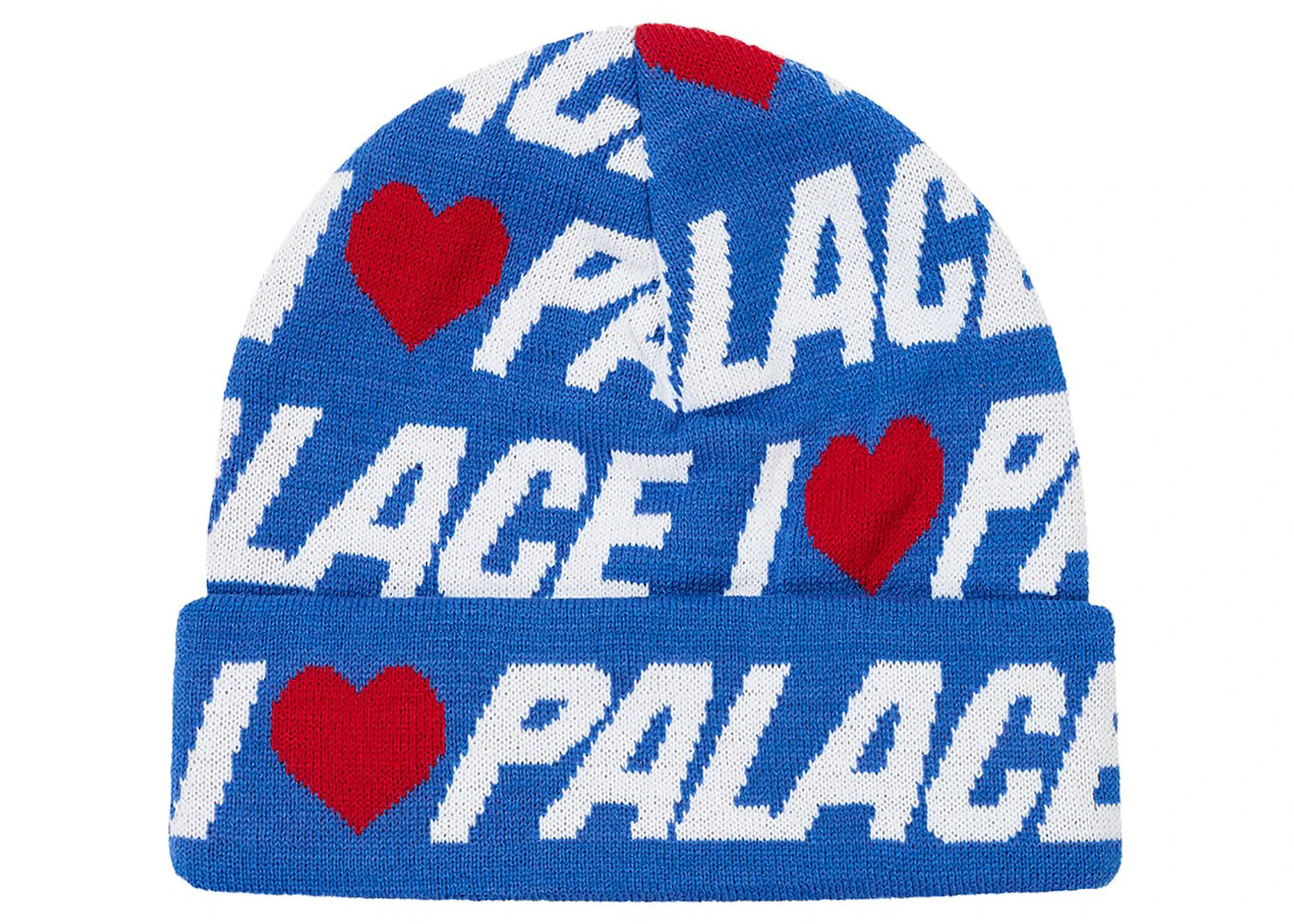 Palace I Love Palace Beanie Blue - 1