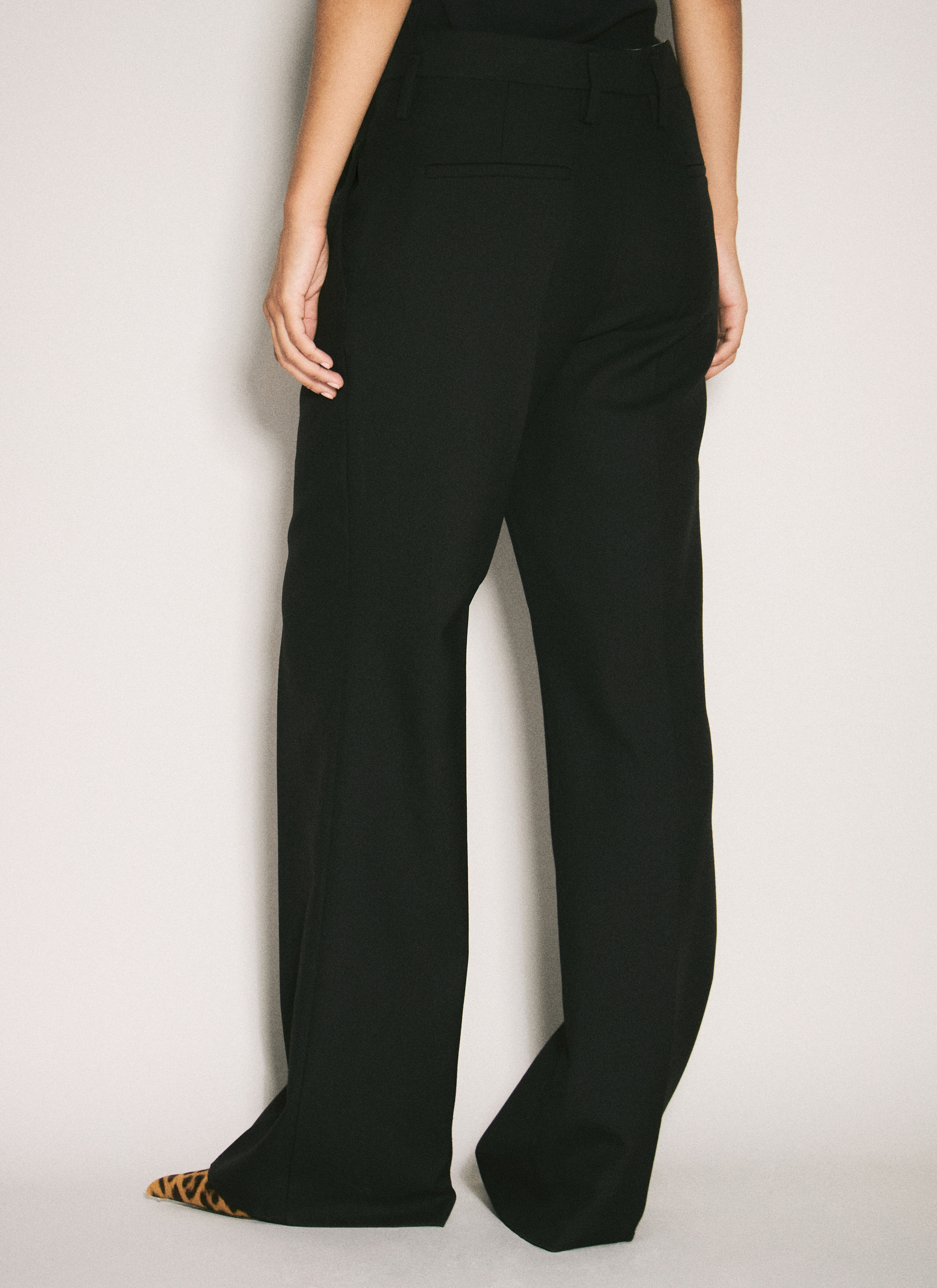 Wool Gabardine Pants - 5