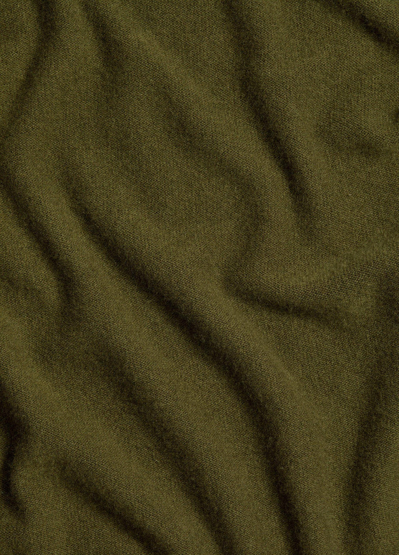 Merino Wool-Cashmere Funnel-Neck Poncho 3