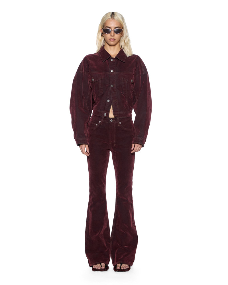Ksubi RELAXED TRUCKER JACKET MERLOT outlook