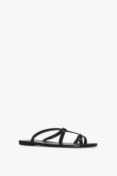 The Row Link Sandal in Leather outlook