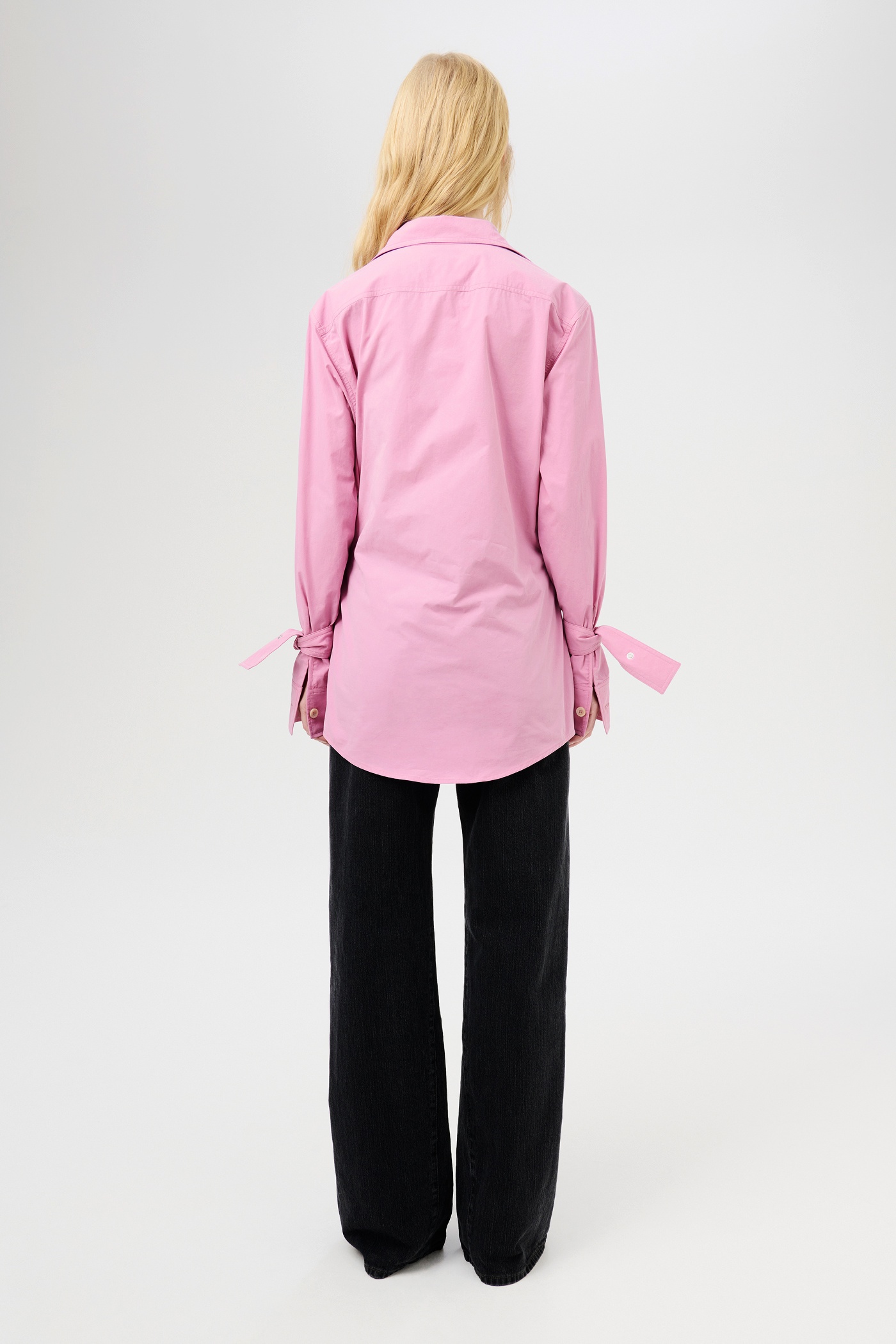 Trench Shirt Duchess Pink Organic Poplin - 7