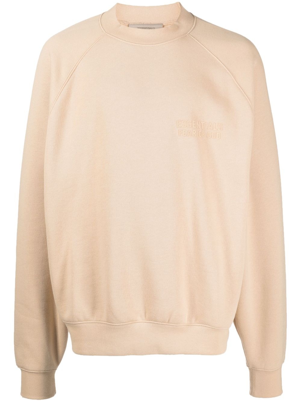 raglan-sleeve cotton-blend sweatshirt - 1