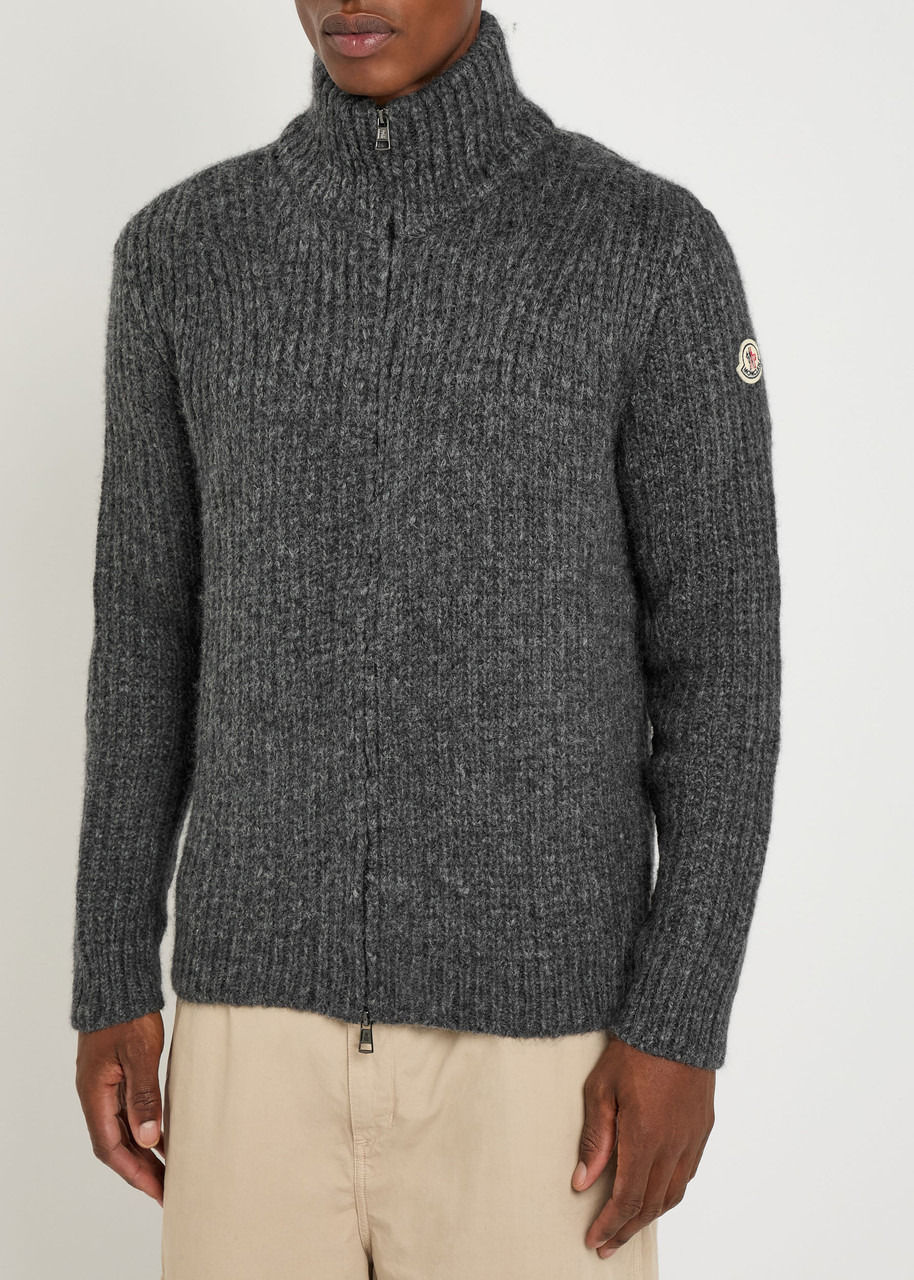 Moncler Ribbed Alpaca-blend Cardigan - 2