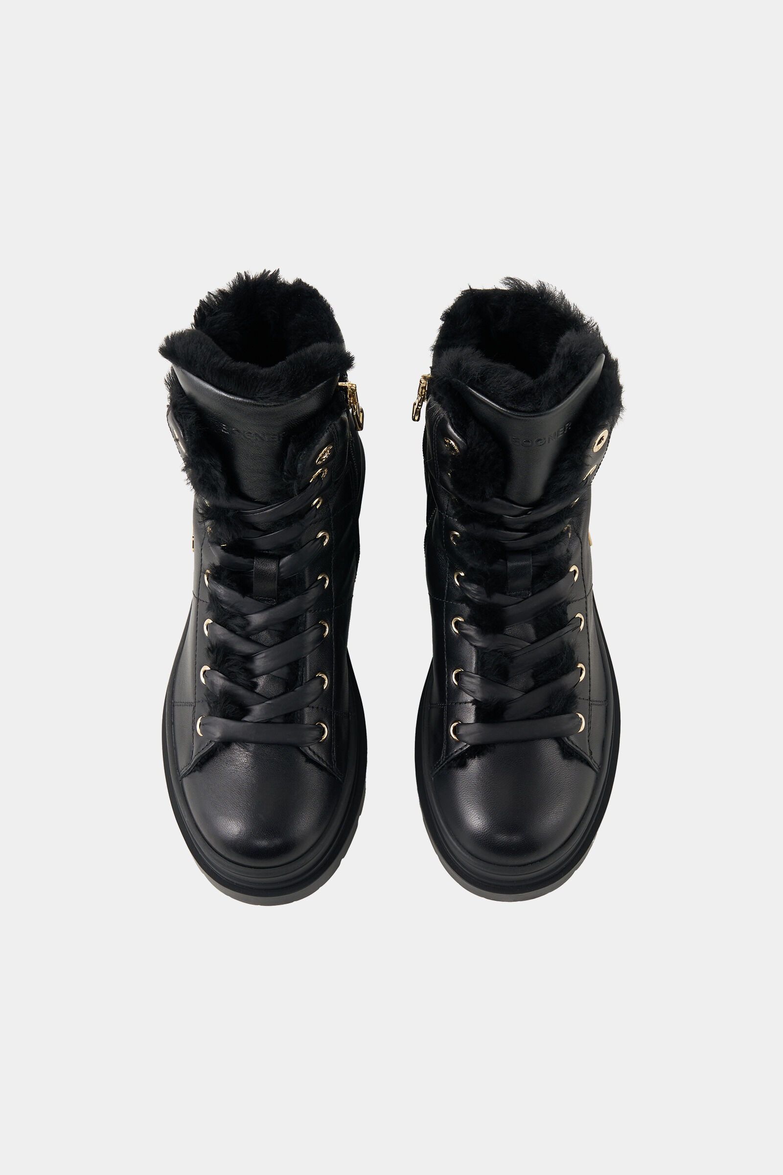 Mid boots St.Moritz with spikes in Black - 6