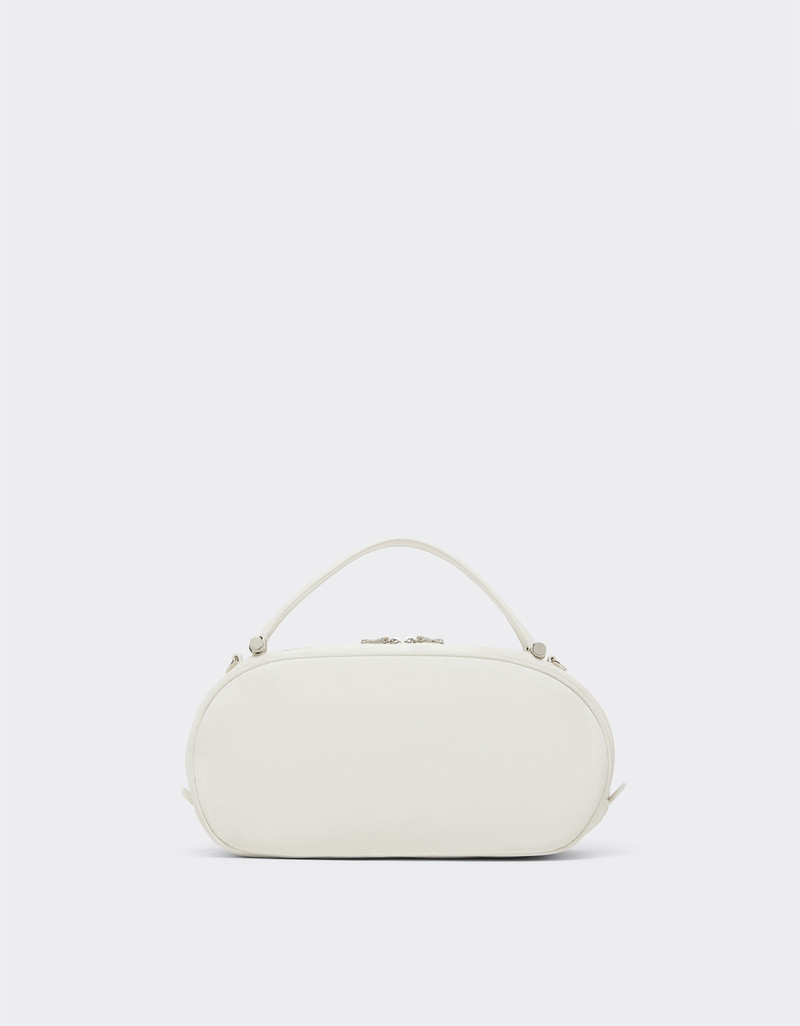 Ferrari Dino Mini Bowling Bag Soft in suede and leather 5