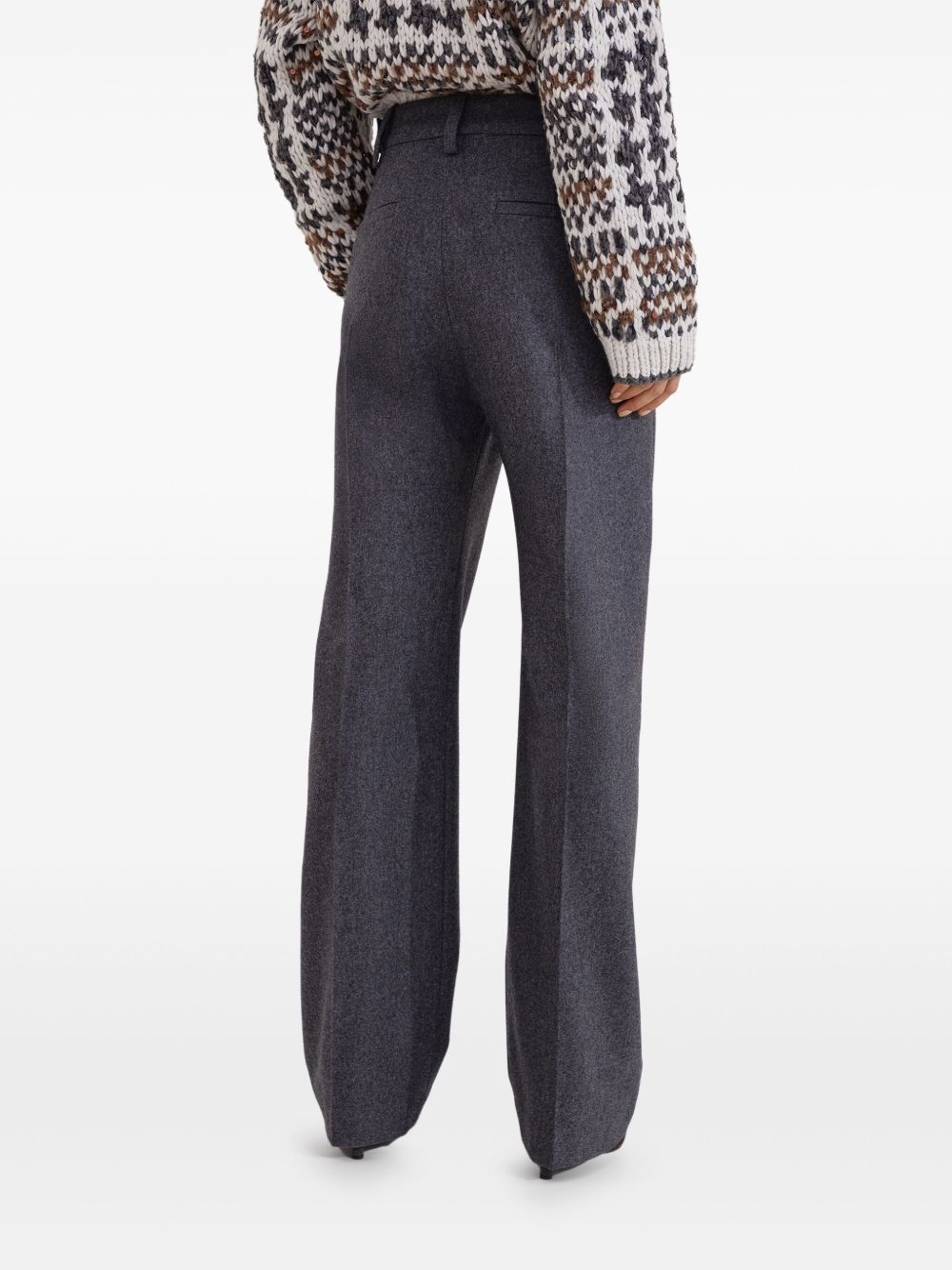 tailored wool trousers - 4