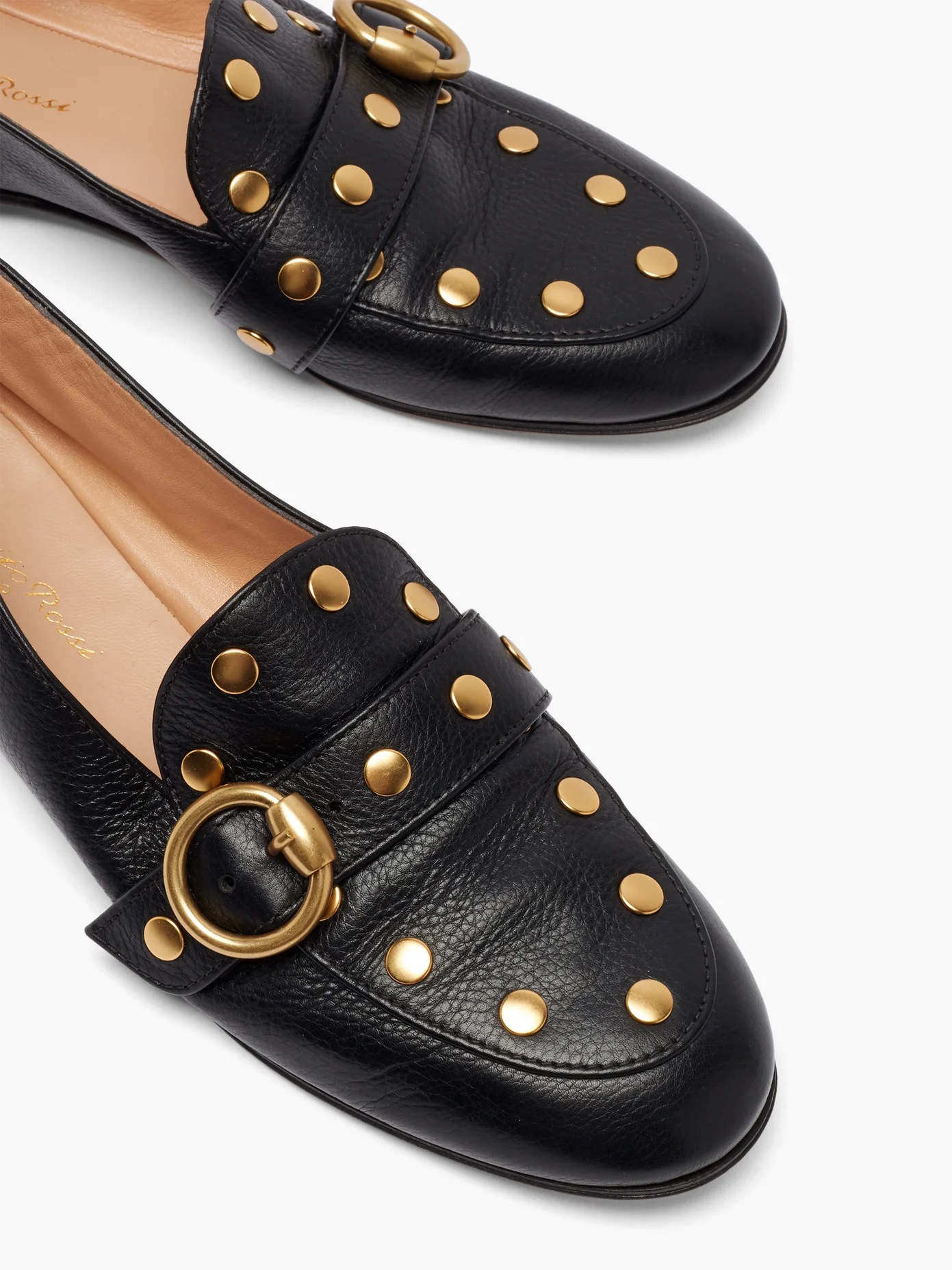 Bryce Flair studded leather loafers - 2