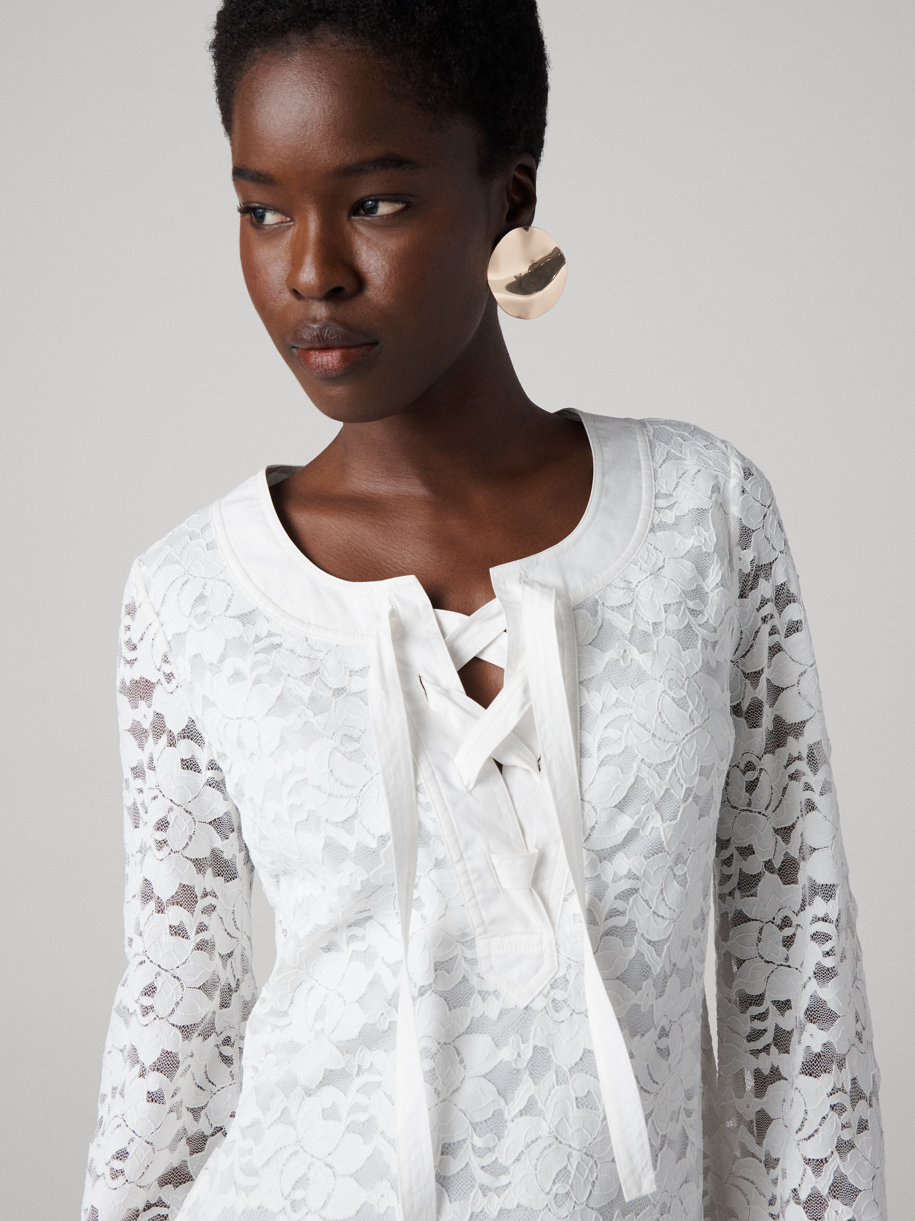 Parker Lace Mini Dress - 3