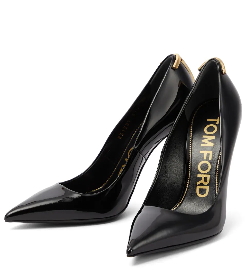 T patent leather pumps - 5