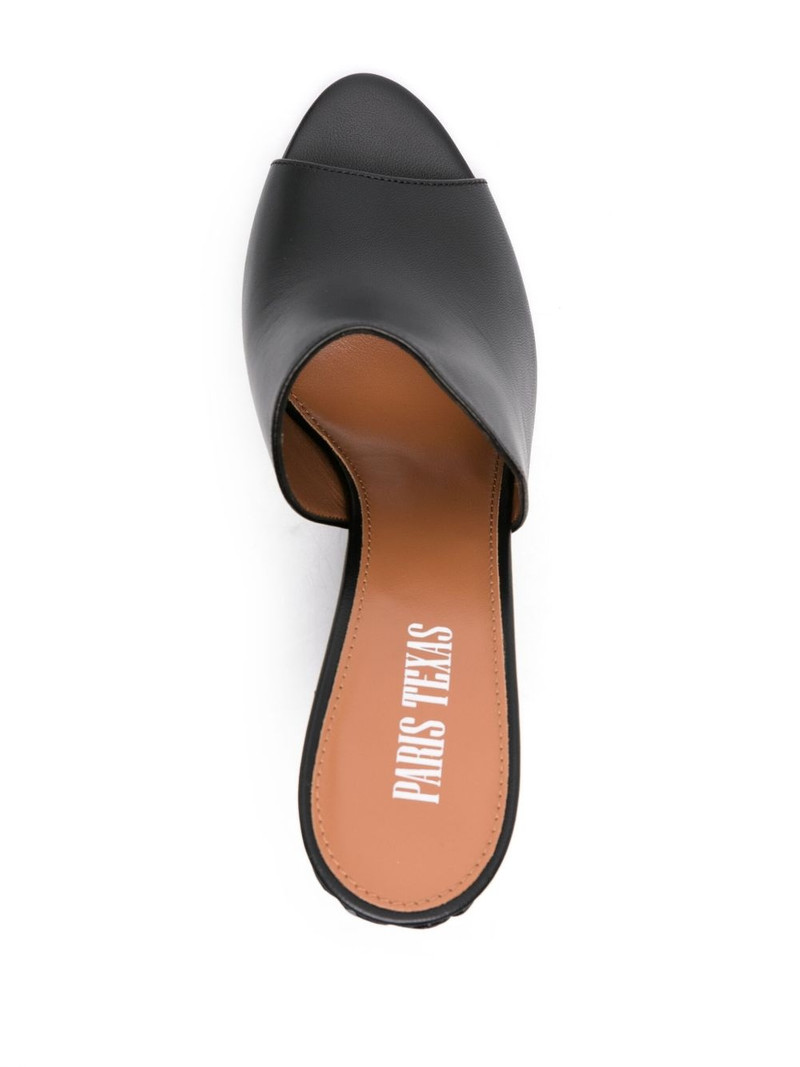 Deia 100mm 가죽 mules 4