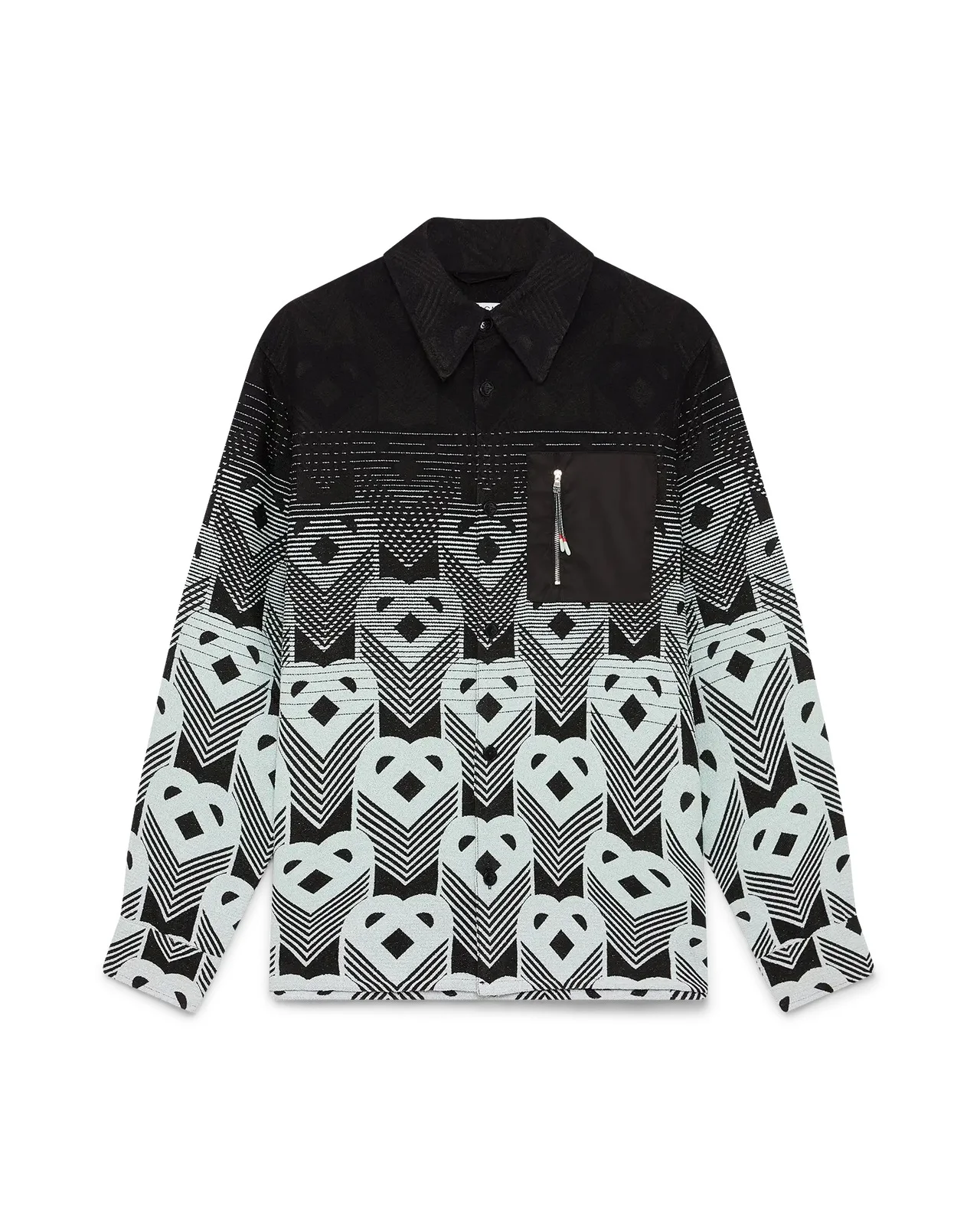Gradient Monogram Shacket | Casablanca Paris - 1