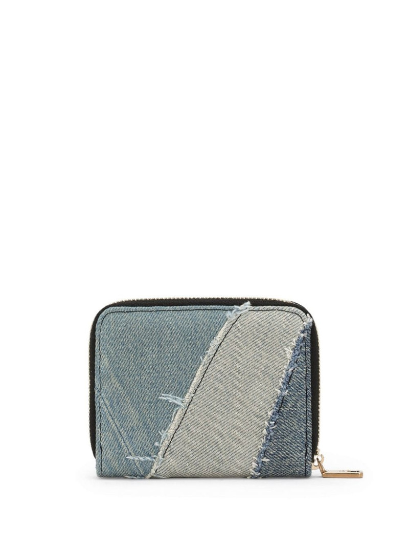Dolce & Gabbana logo-plaque patchwork wallet outlook