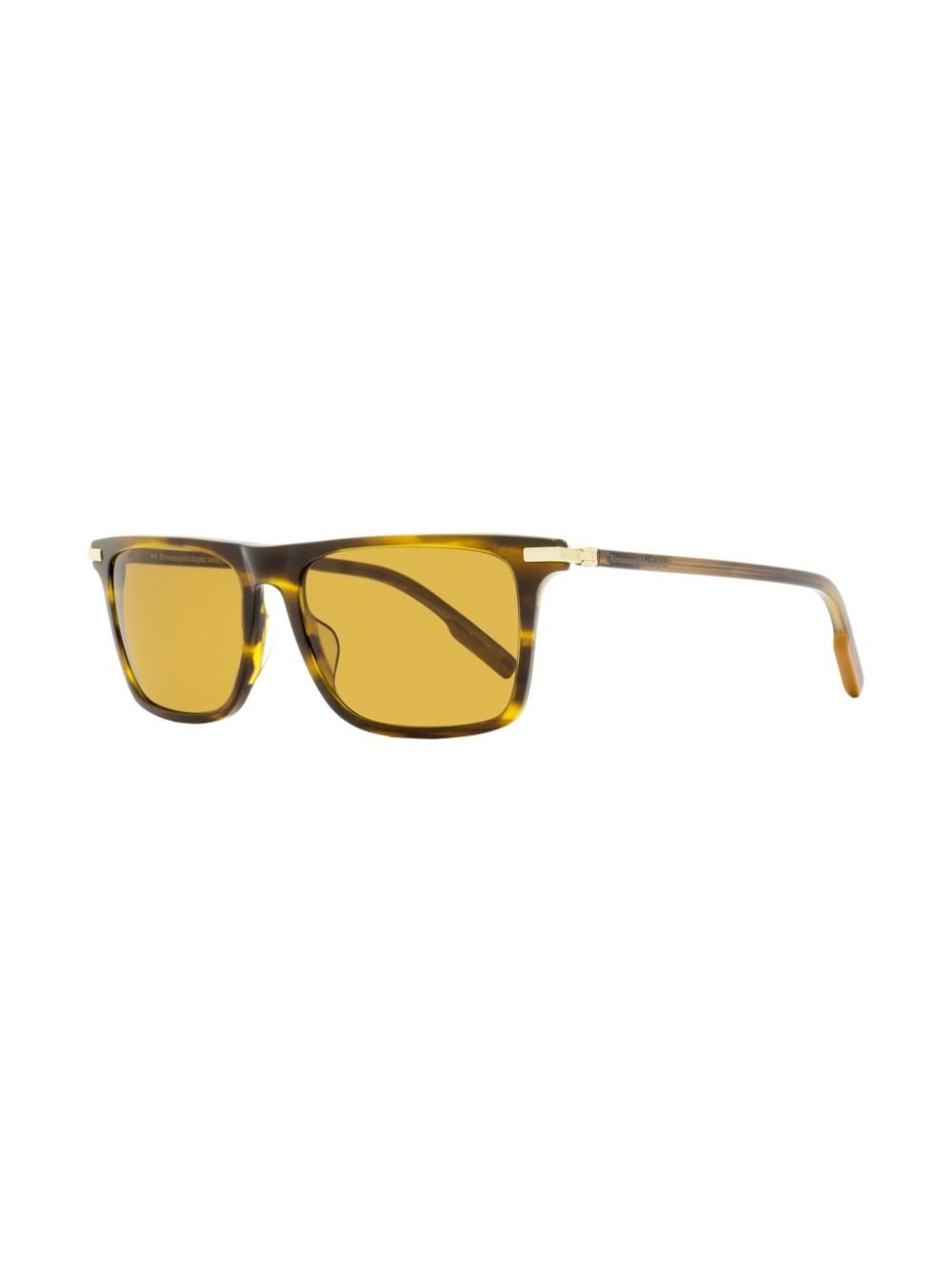 tortoiseshell-effect square-frame sunglasses - 2