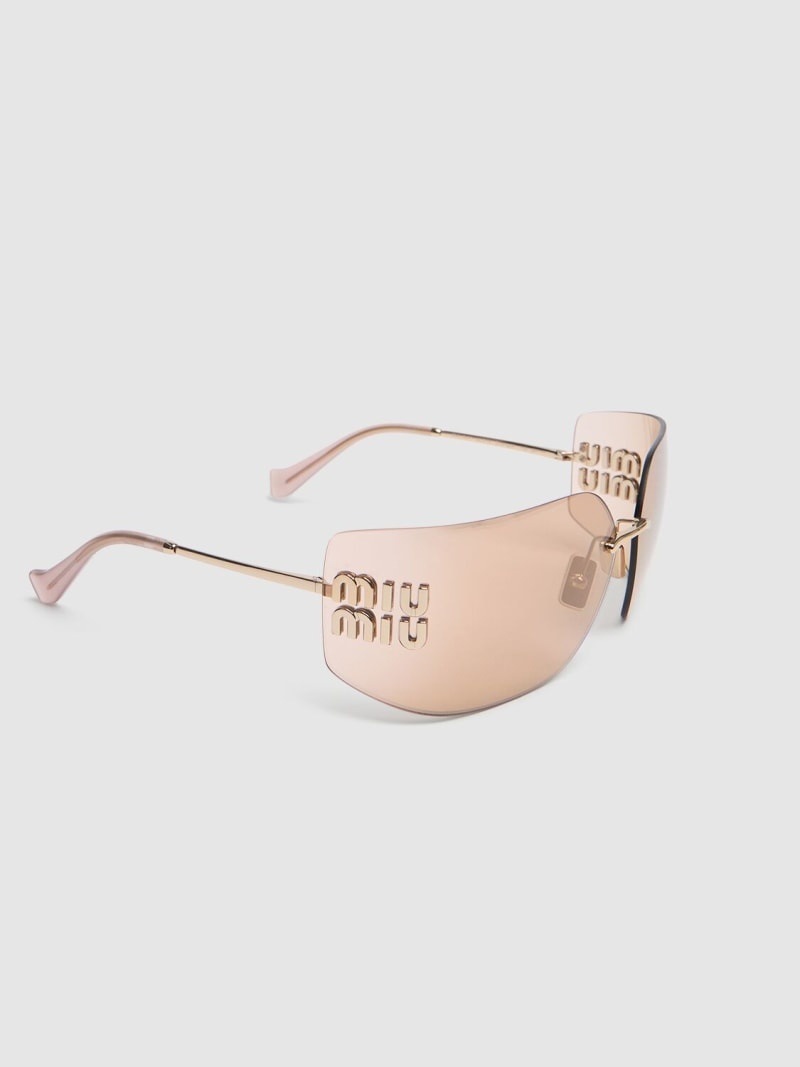 Square metal sunglasses - 3