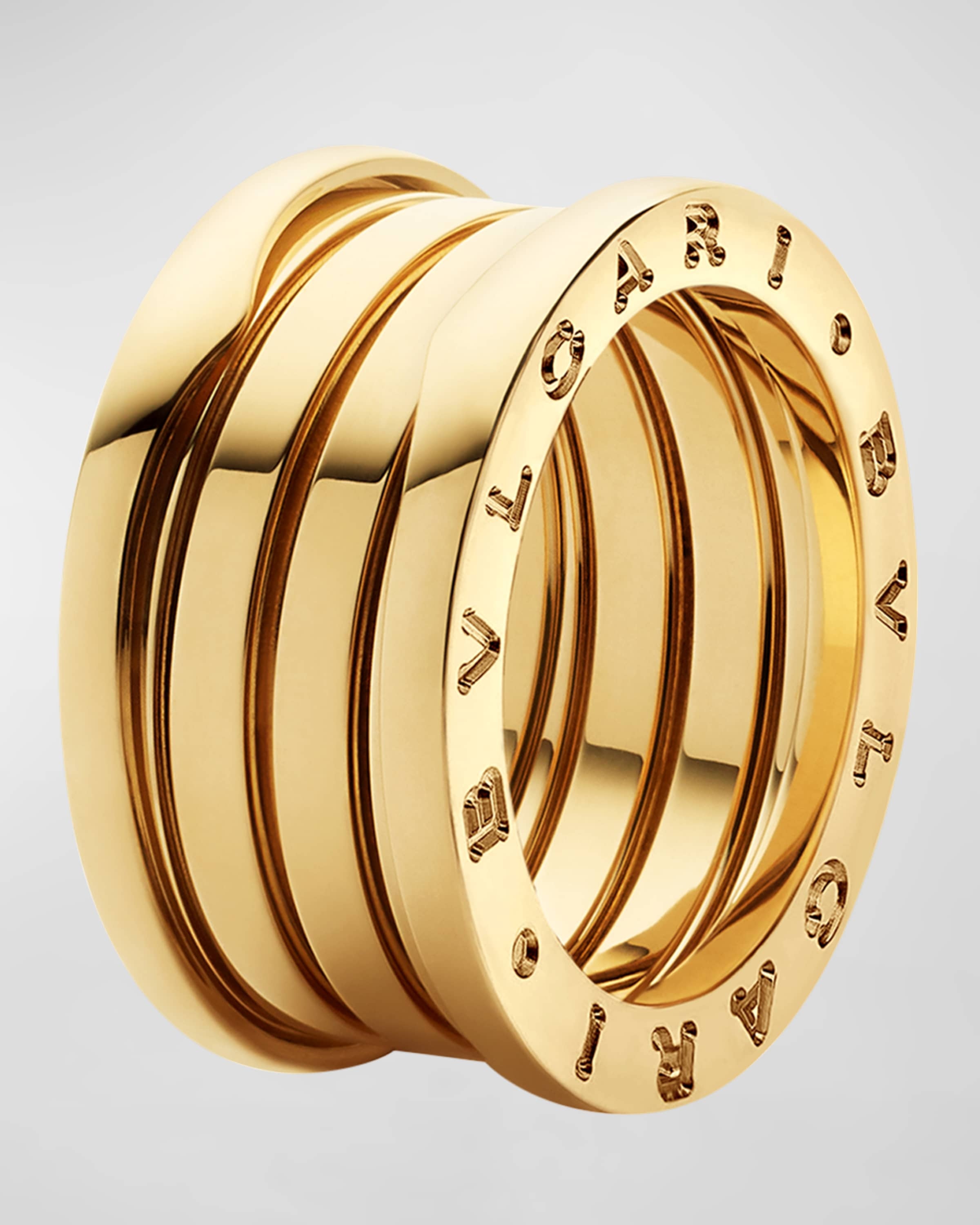 Bvlgari B.Zero1 Three Band Ring in Rose Gold, 50