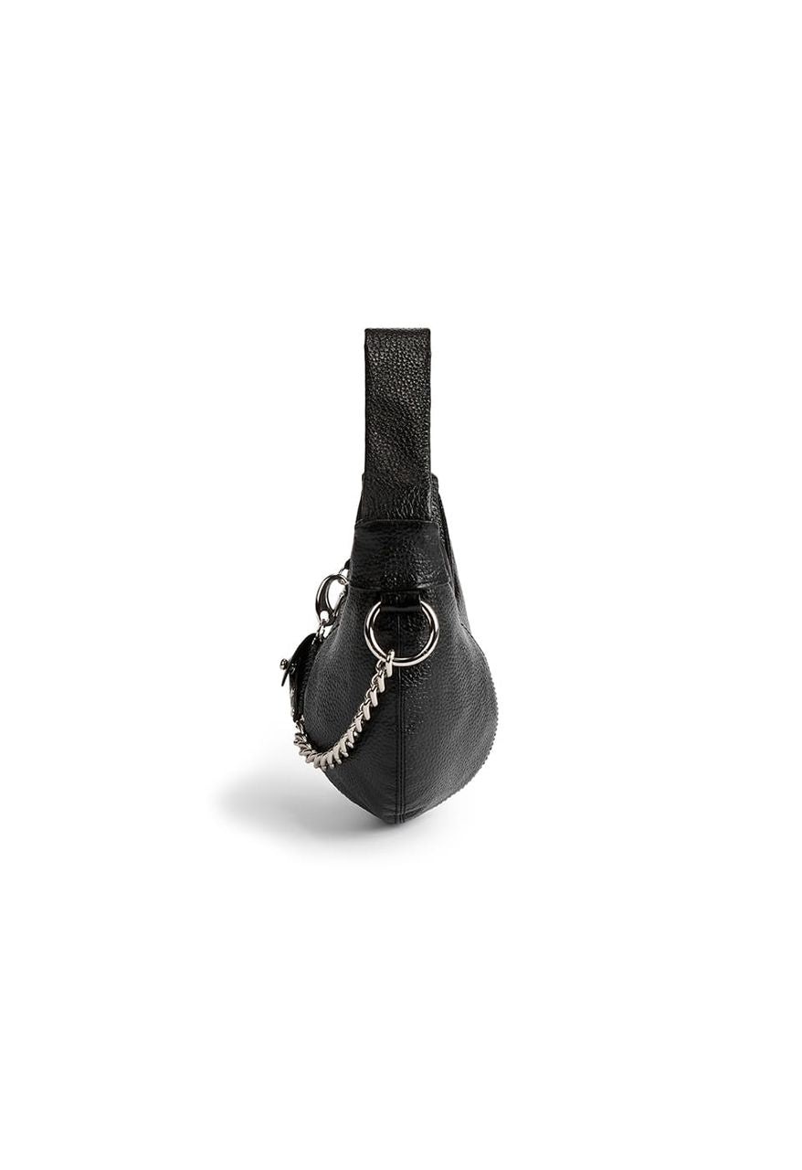 [OPEN YY] / ☆ 24FW FRINGE MOTO HOBO MINI / BLACK OPEN YY Fringe Moto Hobo Mini (Gunmetal) – CNCPTS