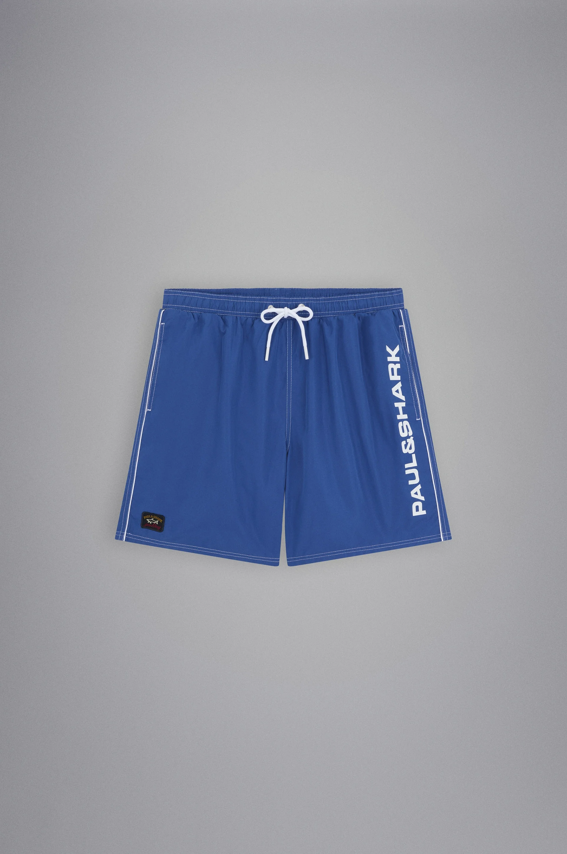 COLOR BLOCK SWIM SHORTS WITH PAUL&SHARK PRINT - 1