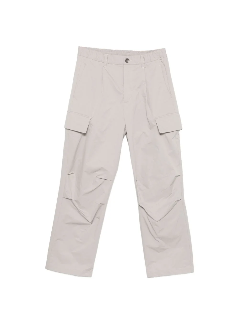 elasticated-waist cargo pants - 1