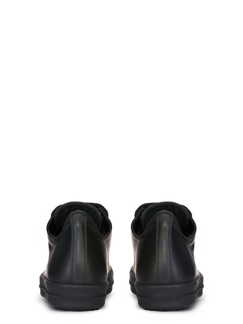 Scarpe In Pelle Low Top Sneakers Black 4