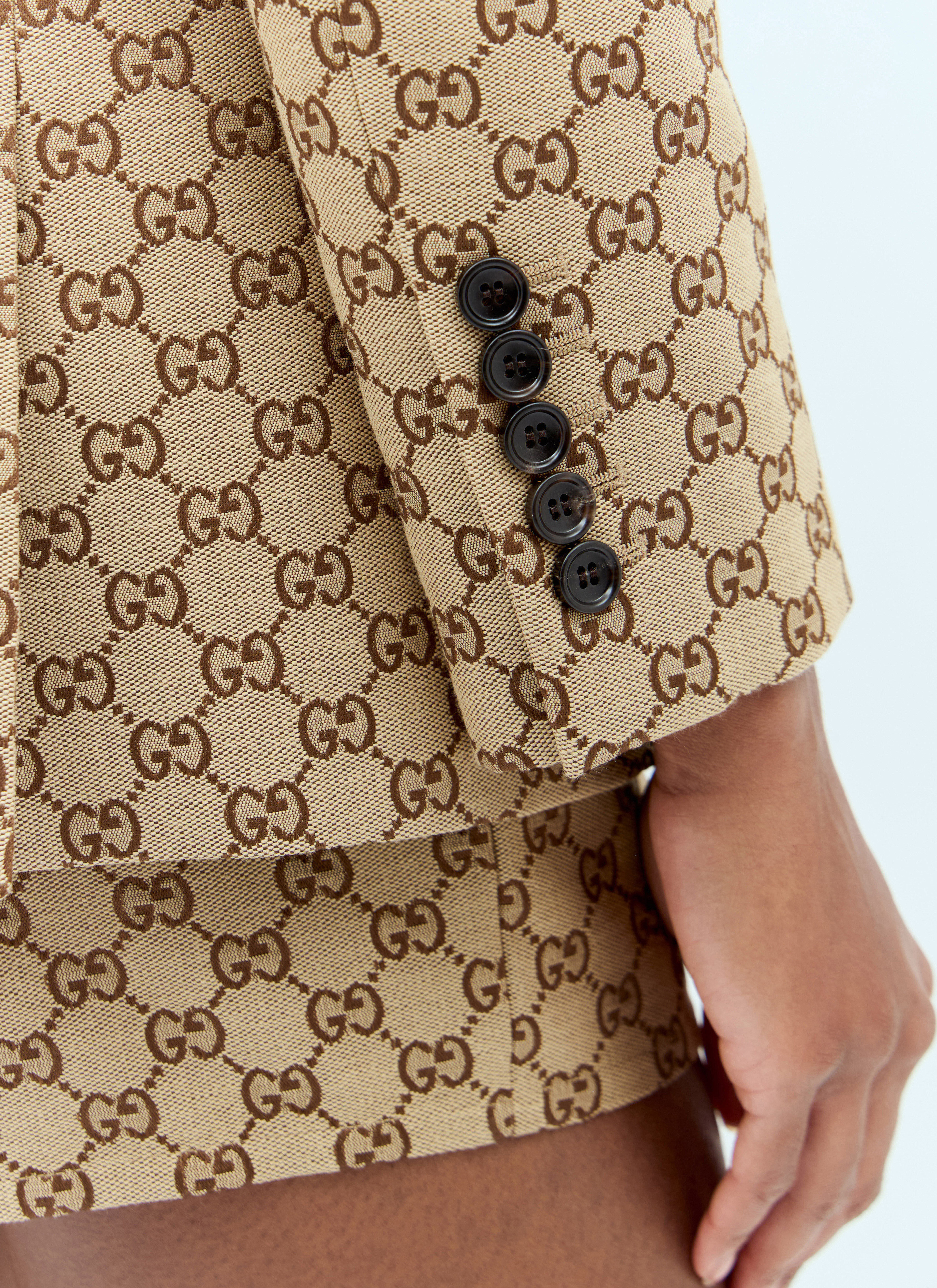 GG Canvas Blazer - 4