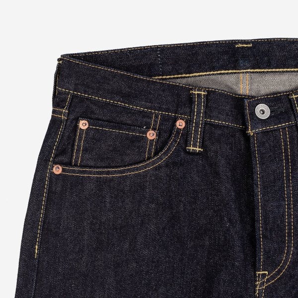 IH-666S-142 14oz Selvedge Denim Slim Straight Indigo - 5