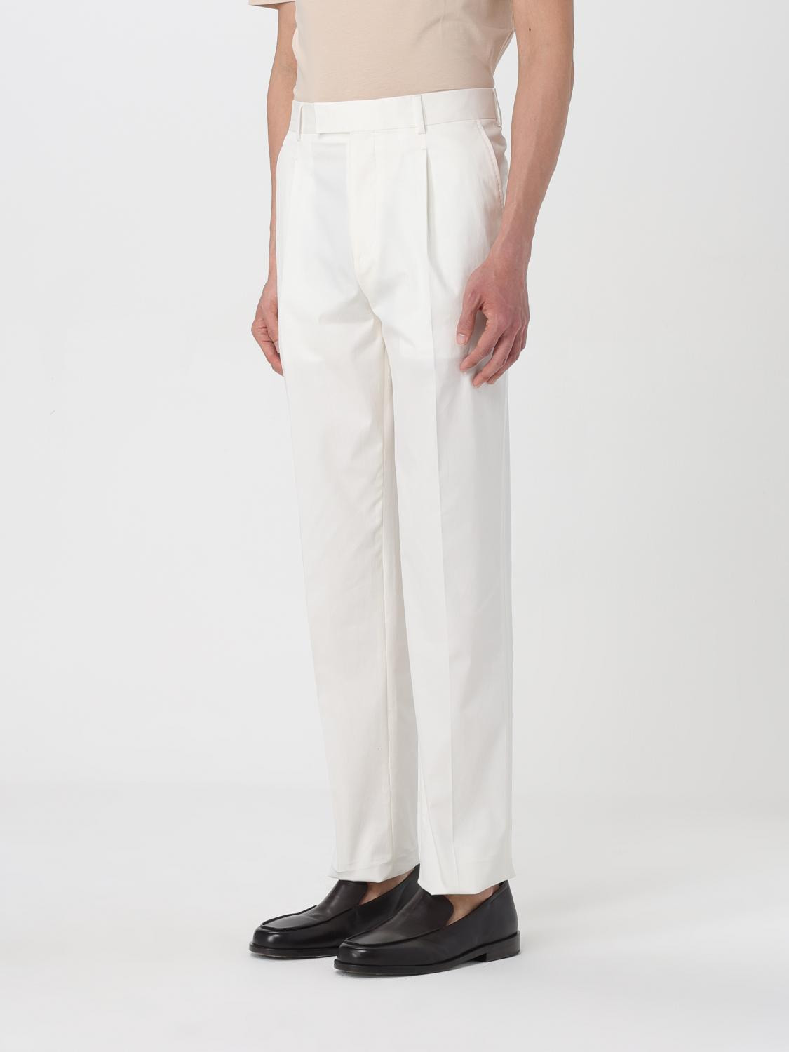 Zegna Pants Men White - 4