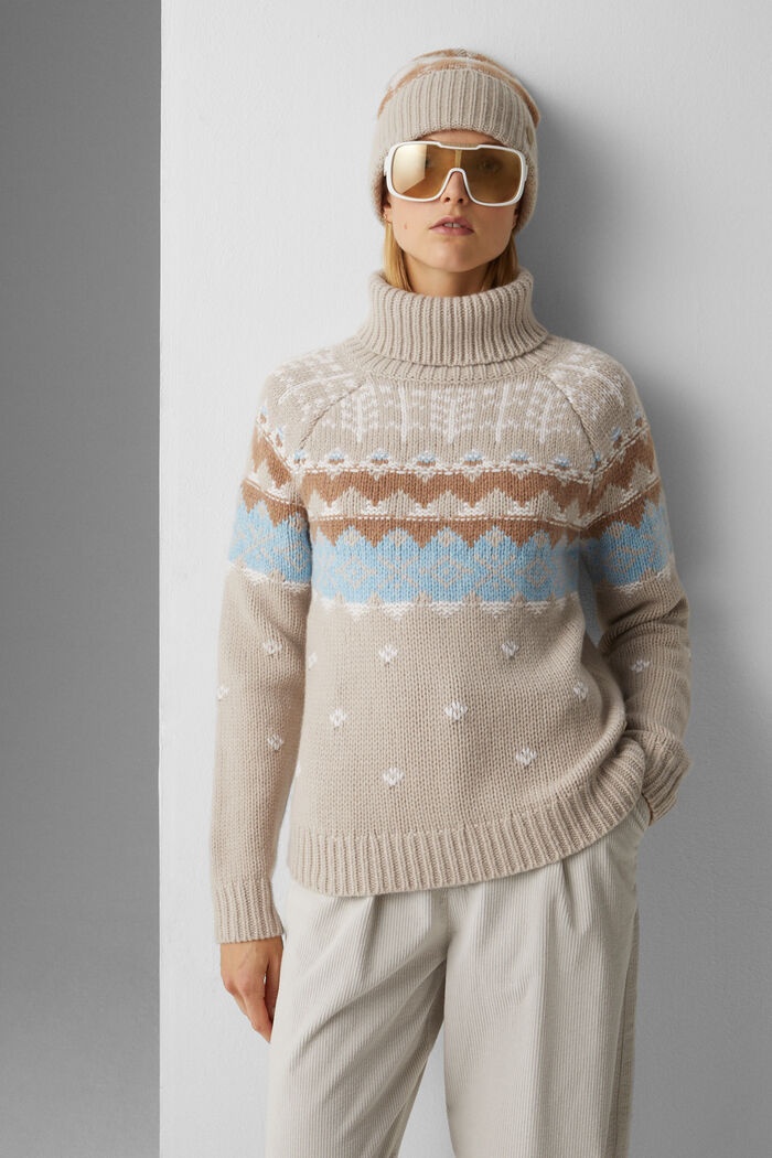 Samia Cashmere pullover in Beige - 2