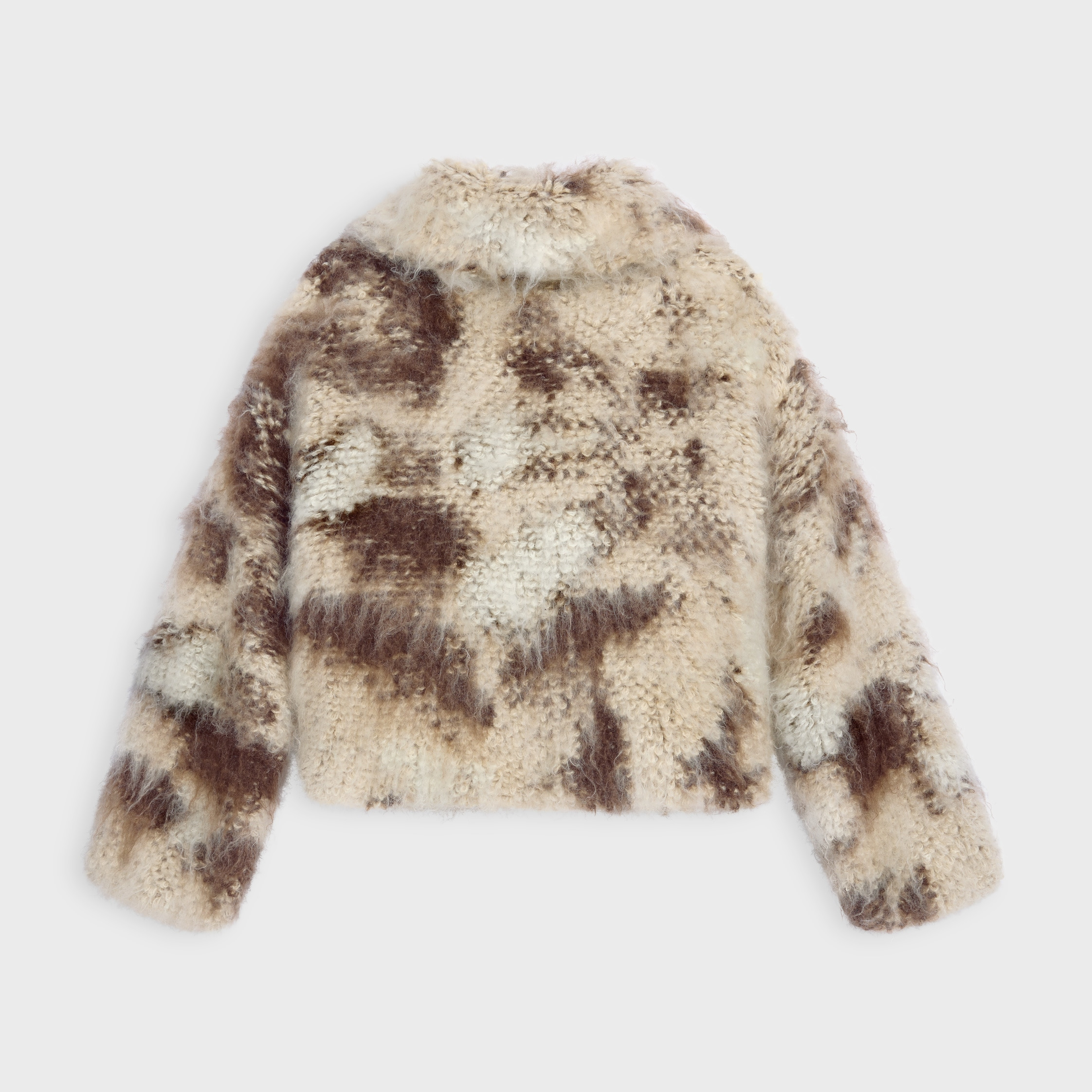 jacket IN fluffy wool - 2