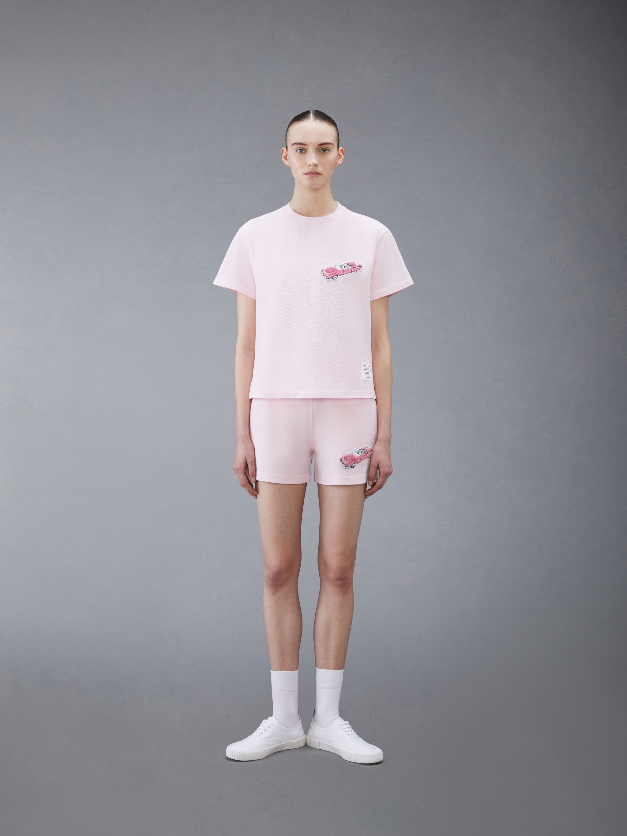 Classic Pique Car Patch Summer Shorts - 5