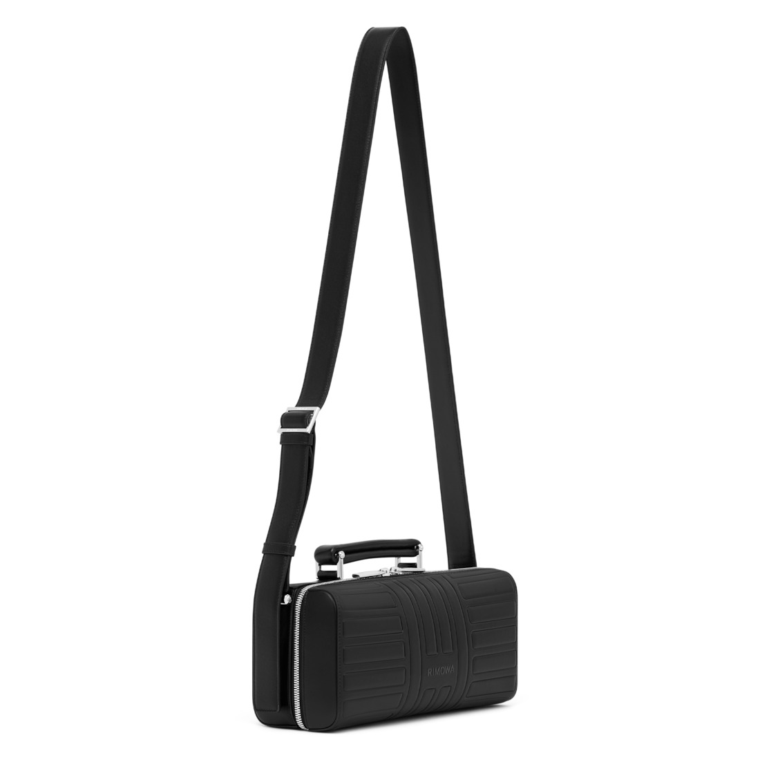 Groove - Leather Cross-Body Bag Large - 4