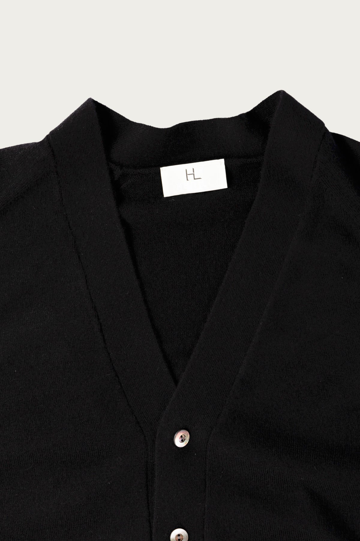 Cashmere Cardigan - Black - 2