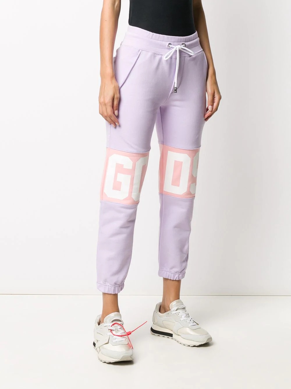 logo track trousers - 3