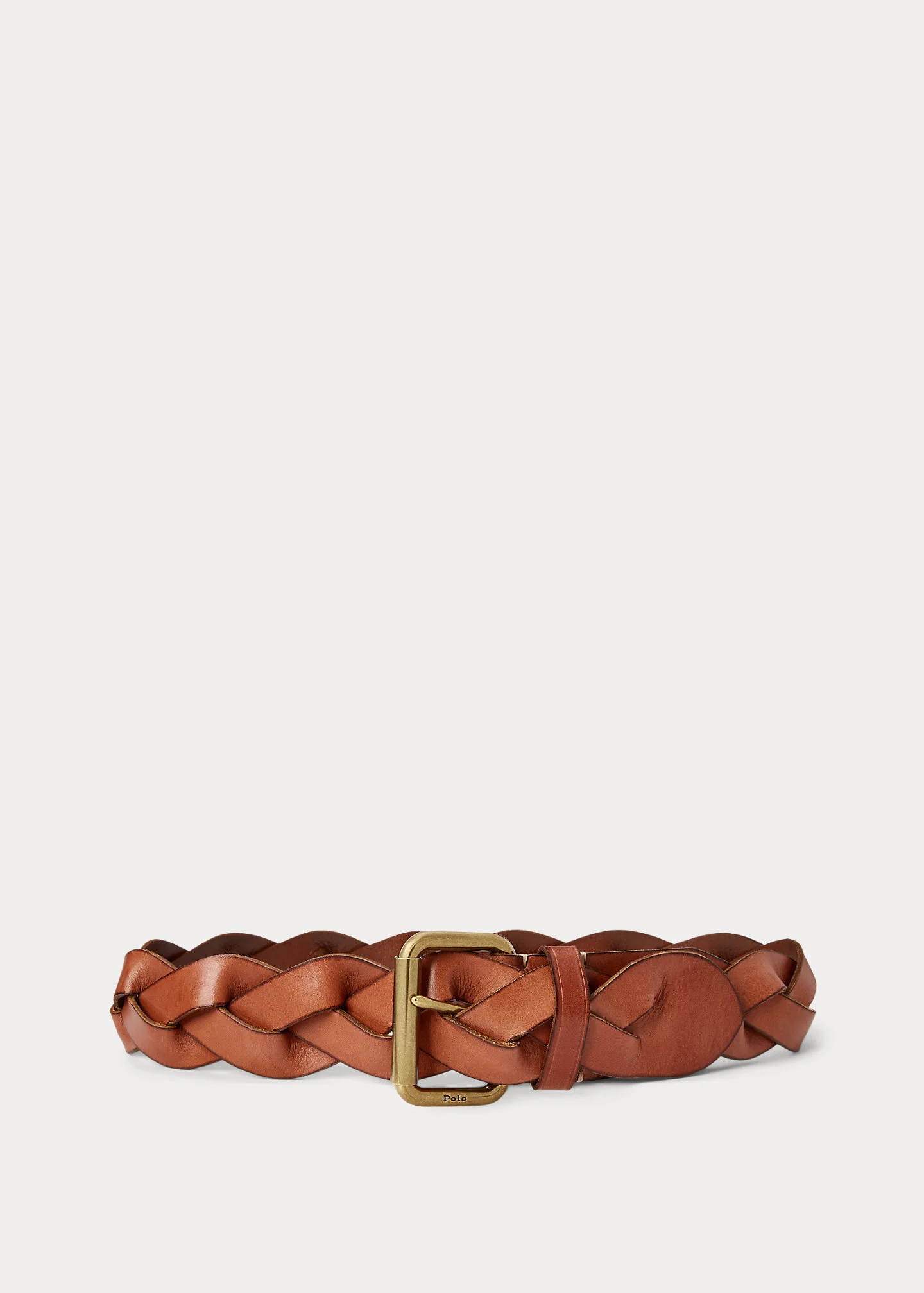 Braided Vachetta Leather Belt - 1