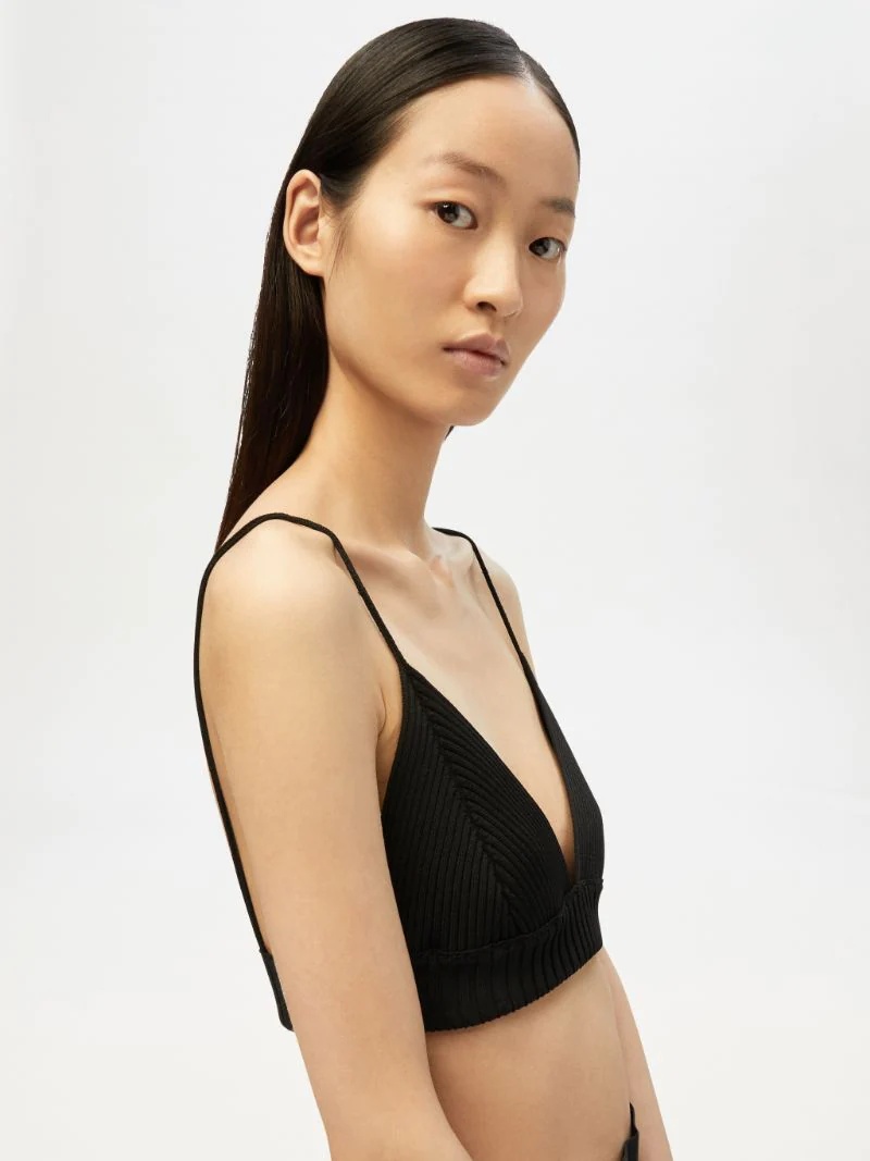 RIBBED BRA TOP - 6