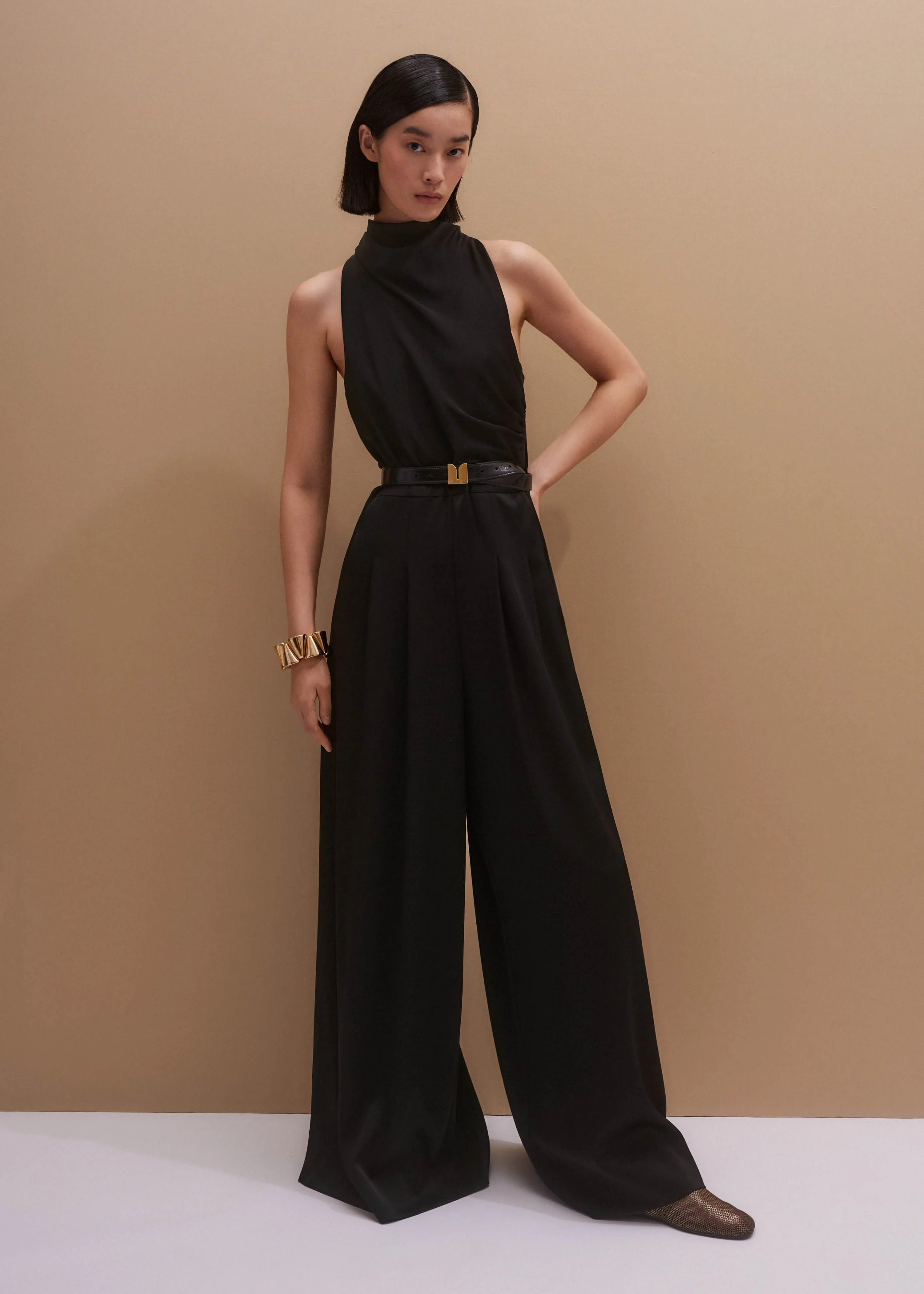 Black Tie Jumpsuit - 1