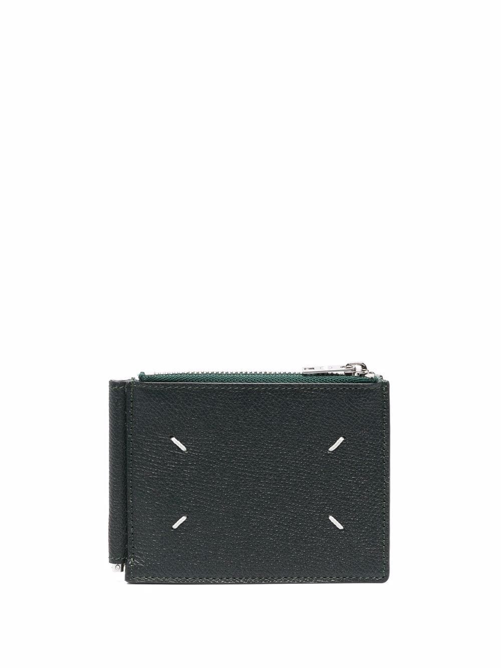 four-stitch logo wallet - 1