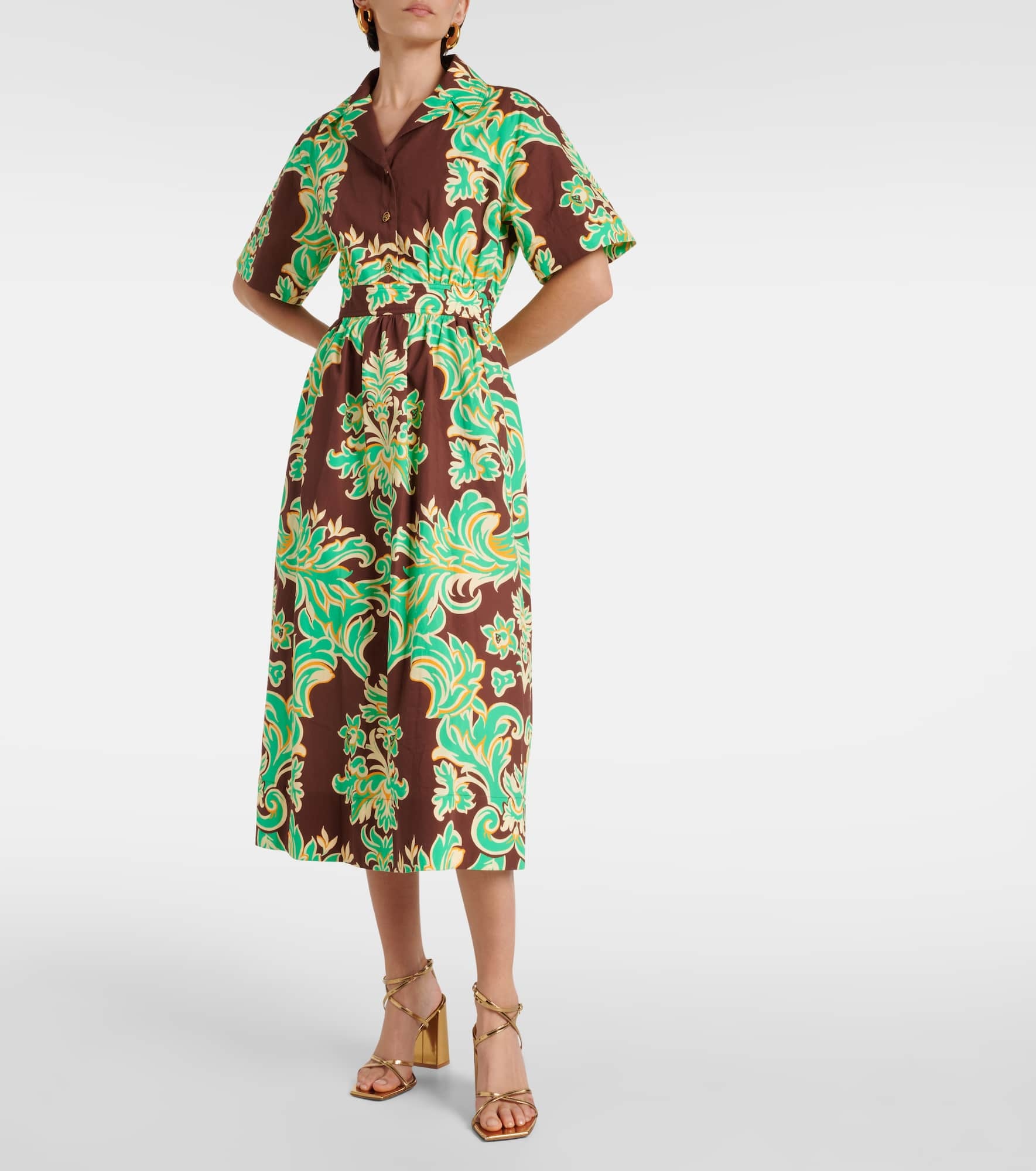 Cotton shirt dress - 2