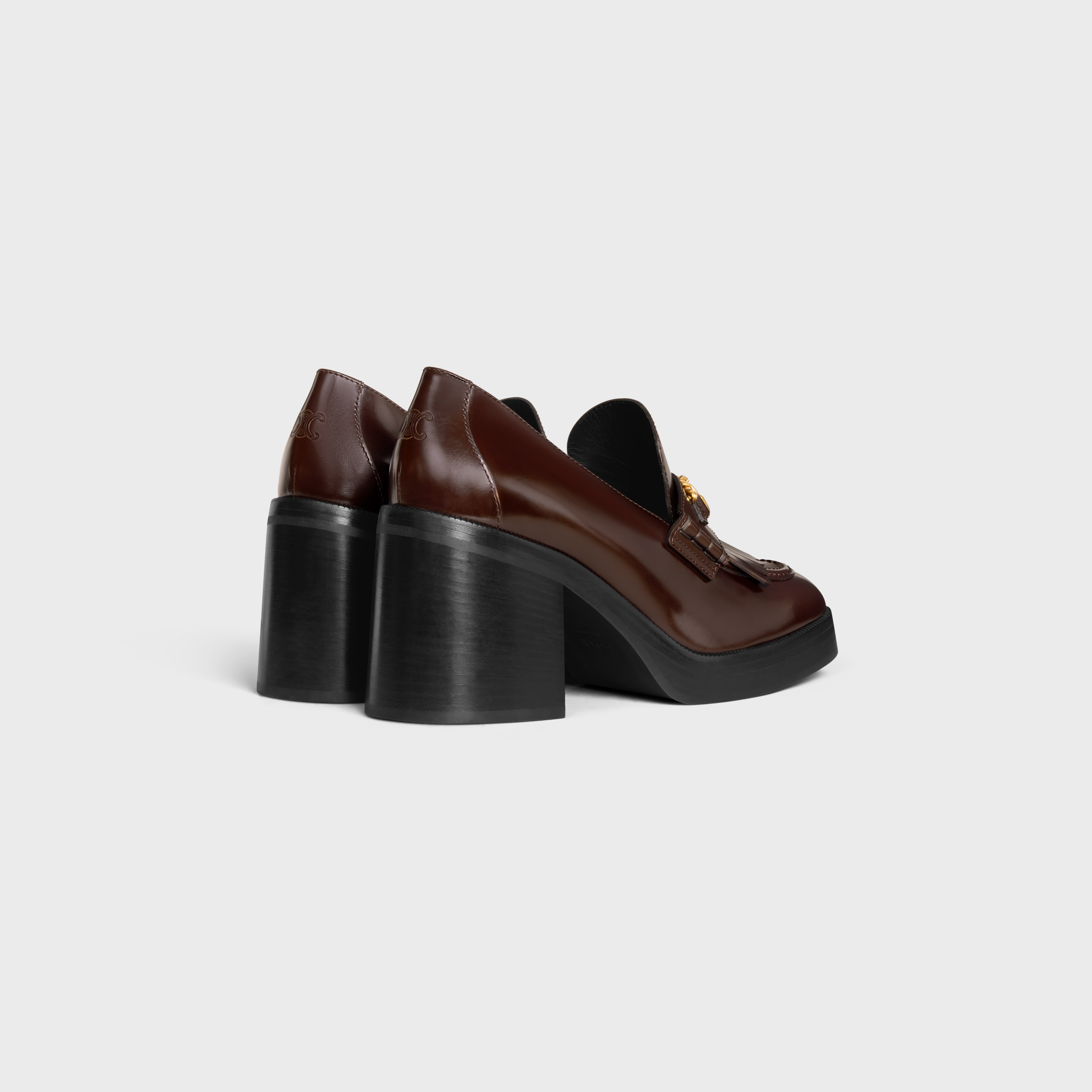 【日本入手困難】CELINE TESS LOAFER IN POLISHED BULL CELINE LUCO TRIOMPHE LOAFER IN POLISHED BULL - BLACK