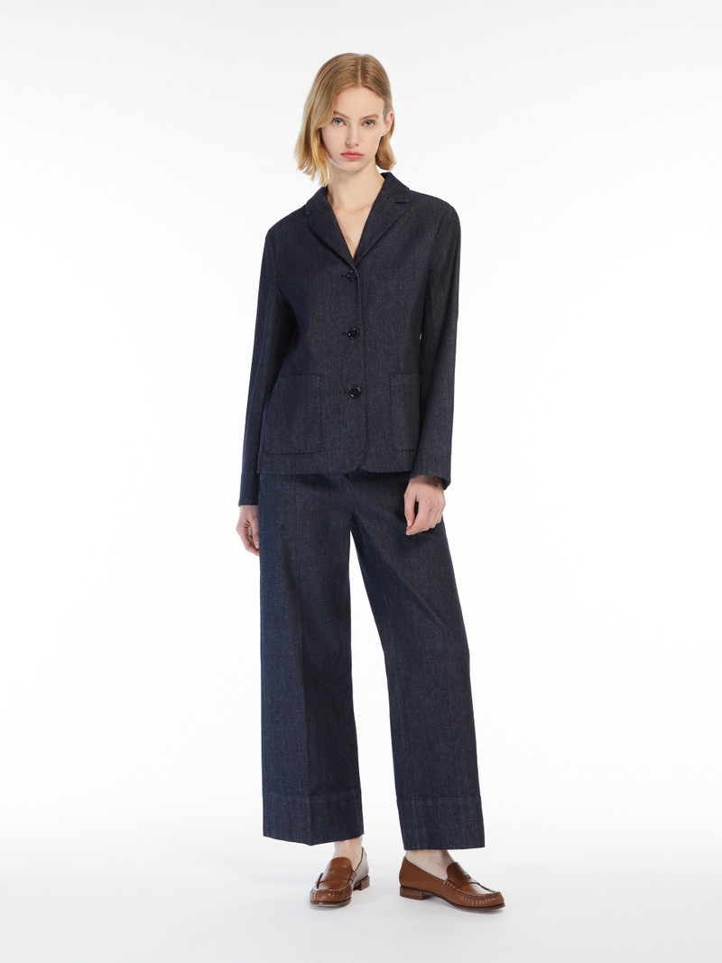 'S Max Mara ROBIN Single-breasted denim jacket outlook