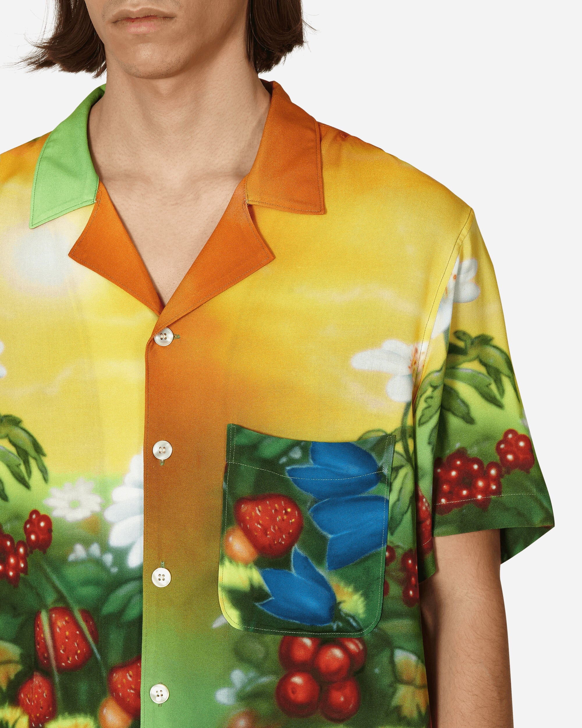 Airbrush Flowers Shirt Multicolor - 5
