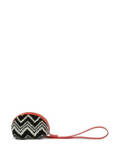Missoni zigzag-pattern coin case outlook