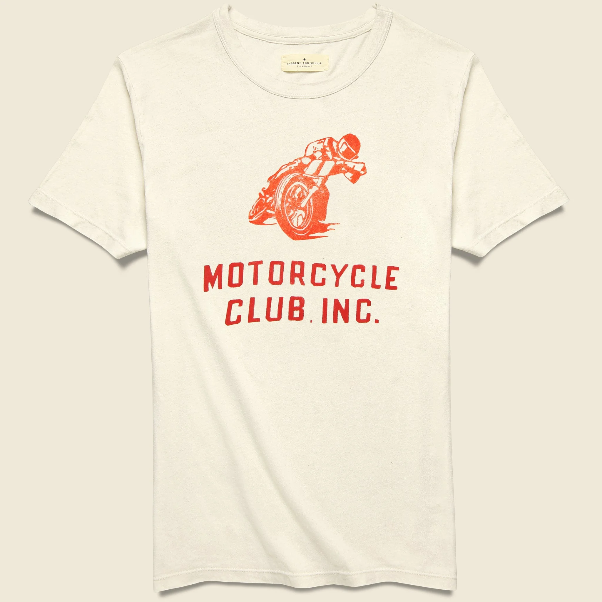 Motorcycle Club Tee - White - 1