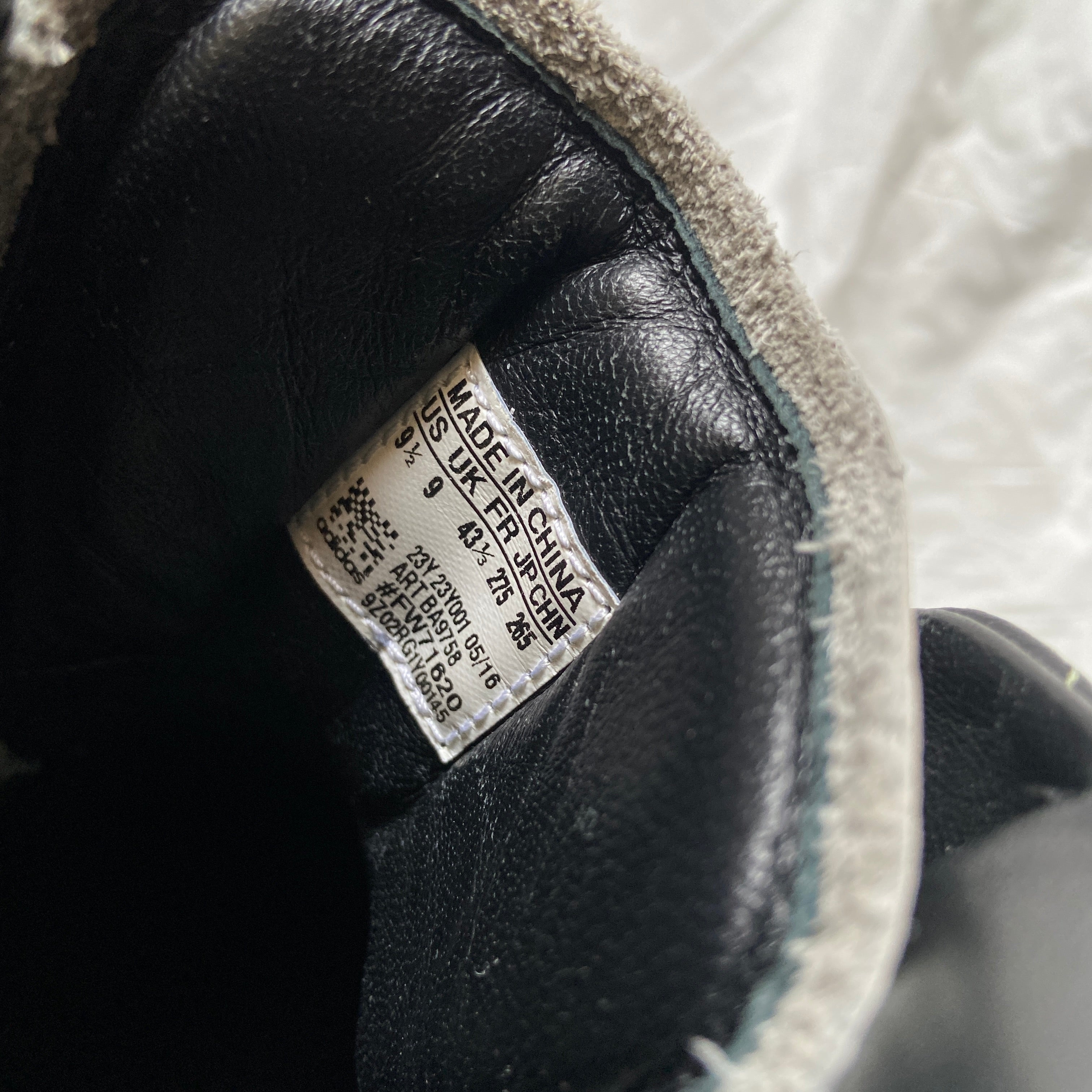 Rick owens x adidas indo black mastodon pro 43.5 - 11