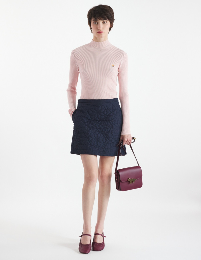 Maison Kitsuné BABY FOX PATCH FINE RIBBED TURTLENECK outlook