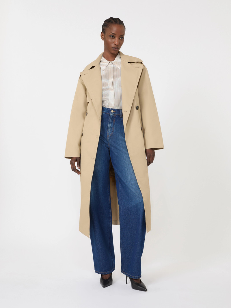 Max Mara FLIRT Printed crepe de chine shirt - CAMEL outlook