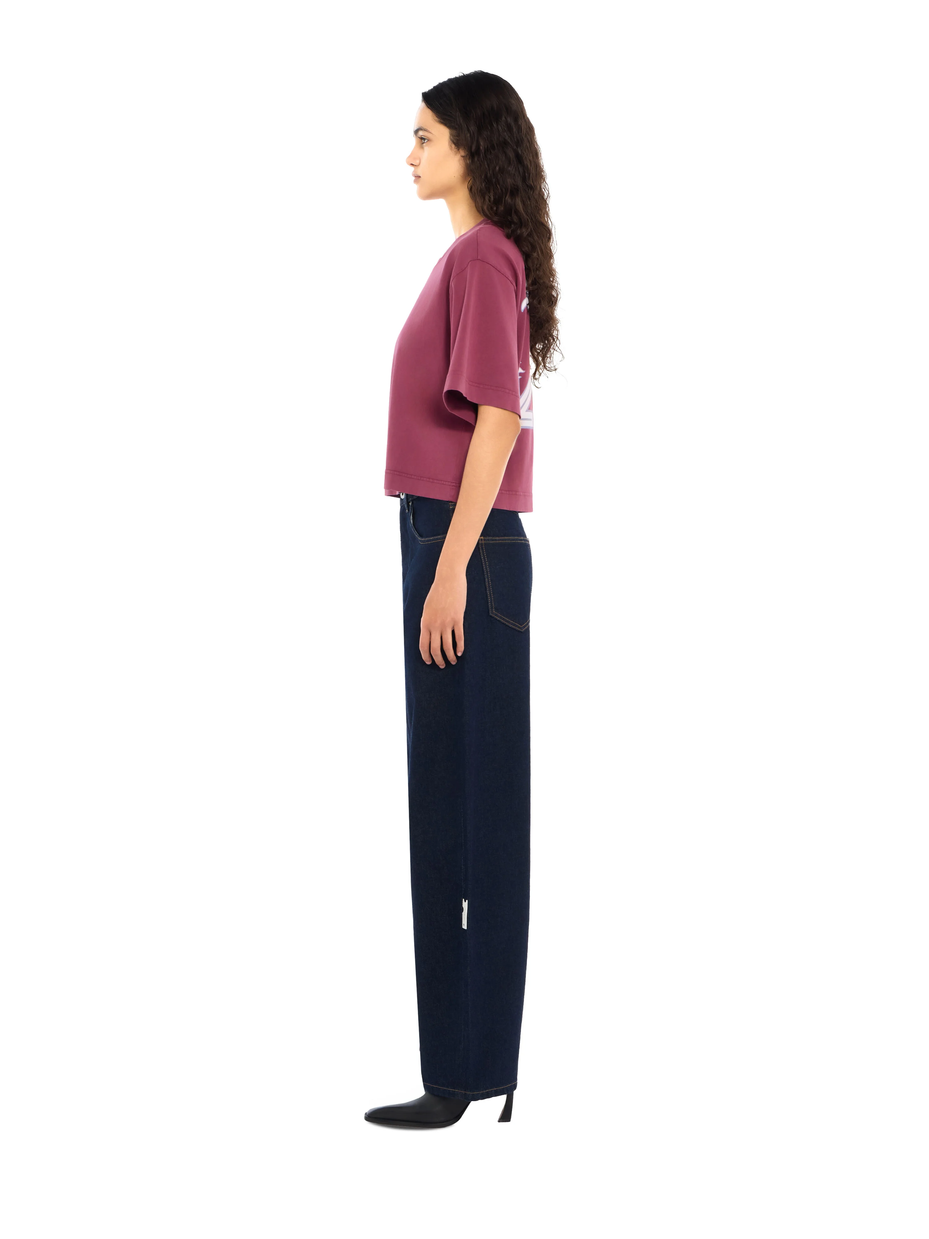 Balloon Denim Pants - 1