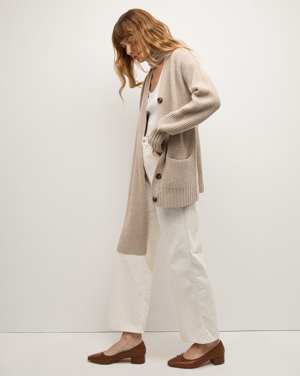 ANNALISE MERINO WOOL CARDIGAN - 4