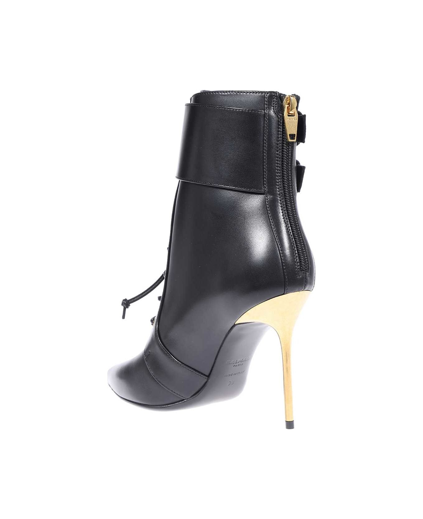 Leather Ankle Boots - 3
