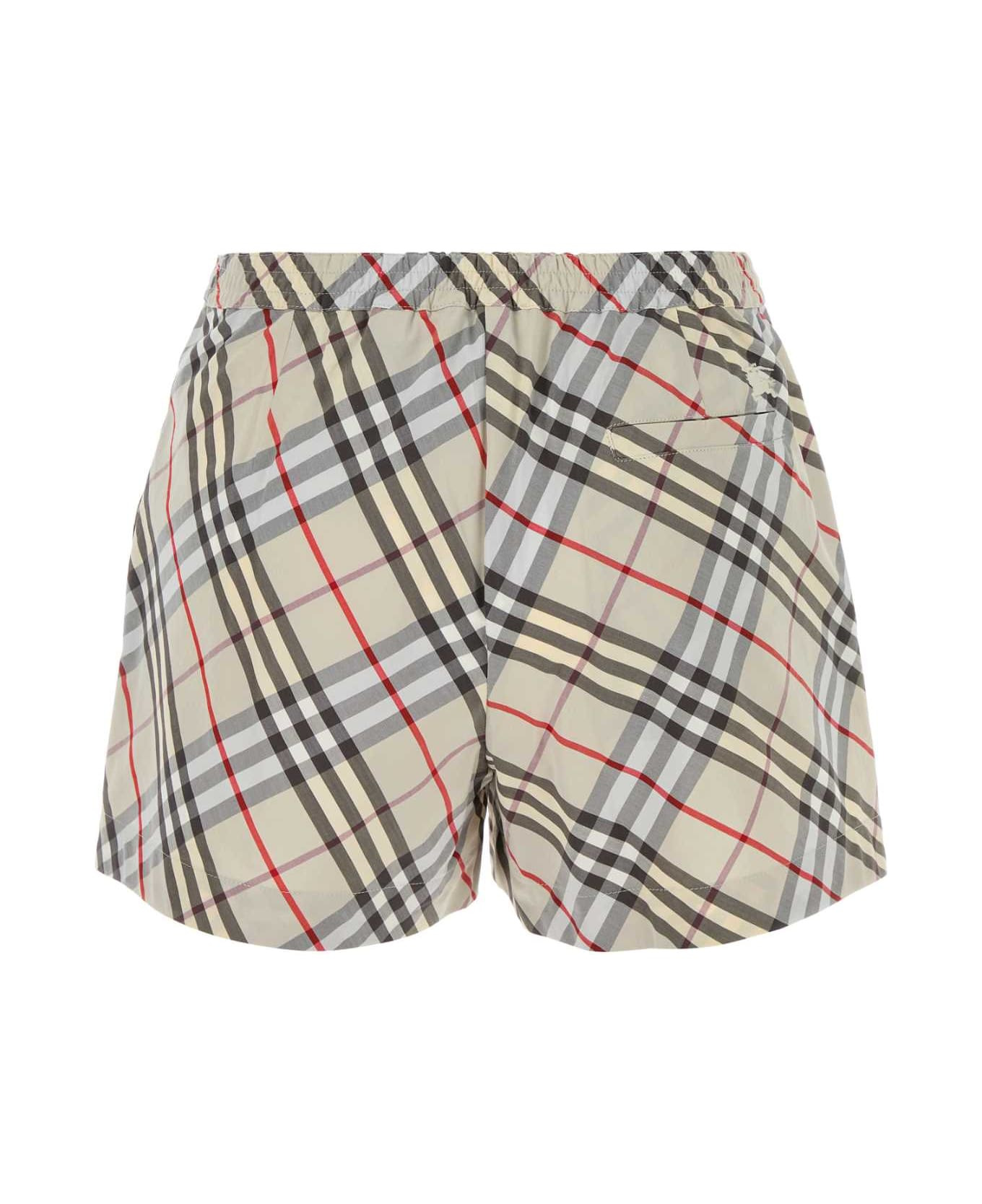 Embroidered Poplin Shorts - 2